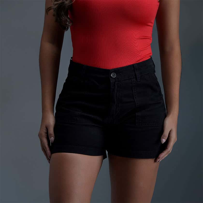 Short Denim Negro
