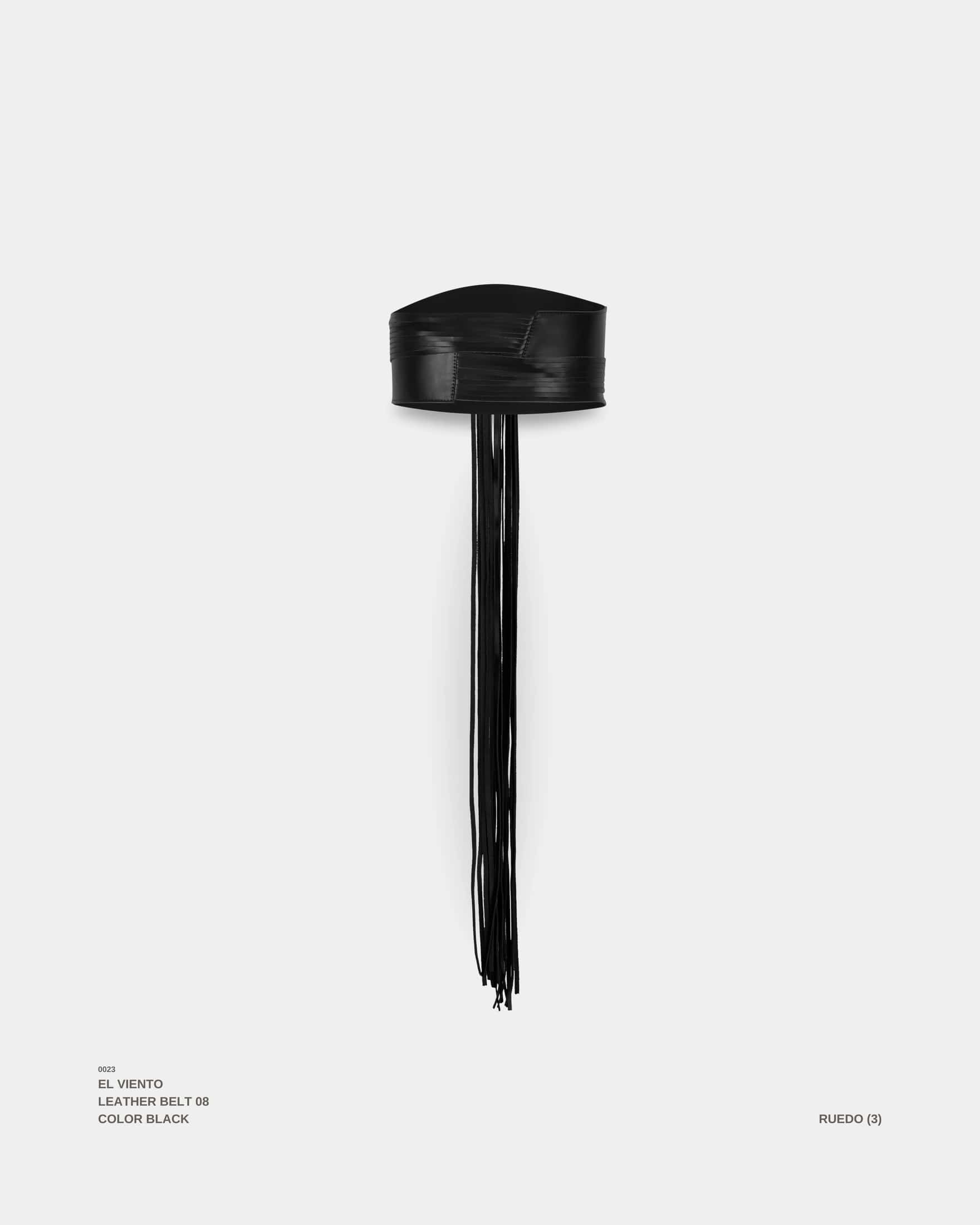 "EL VIENTO" BELT NEGRO - miniatura 6