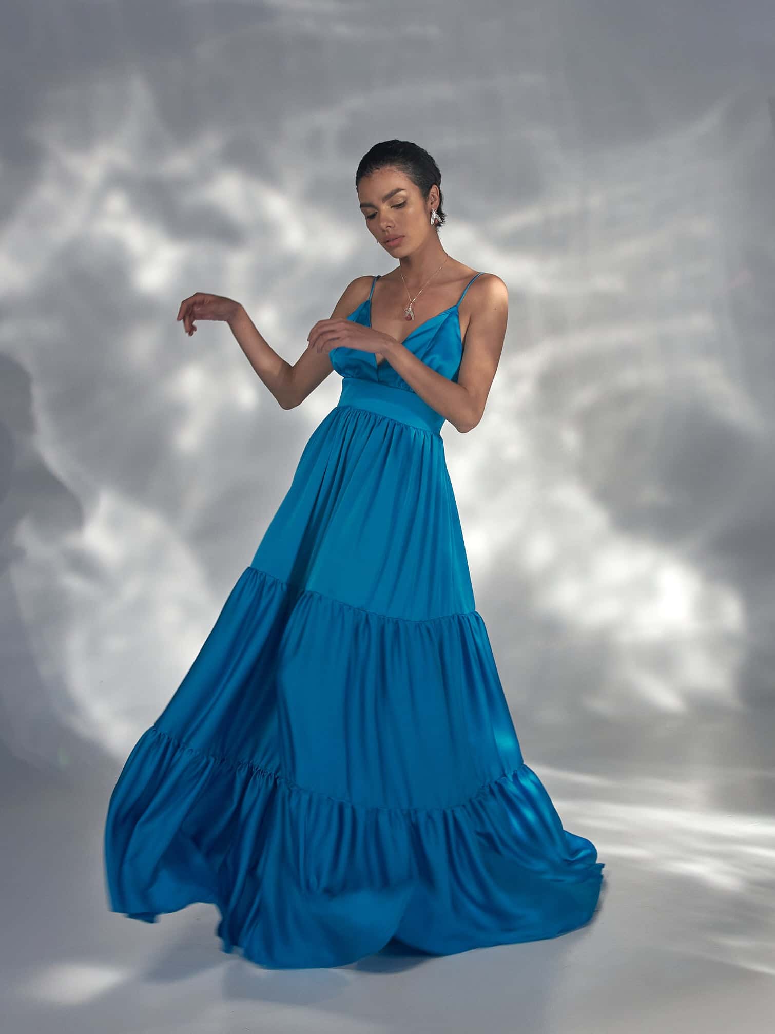 Vestido Rinchi Turquesa - miniatura 2
