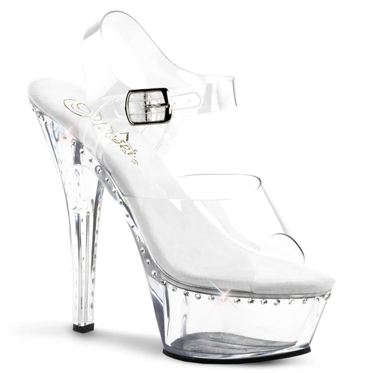 Zapatos sandalias bajo pedido Tacones Plataforma Poledance Pleaser KISS-208LS-C