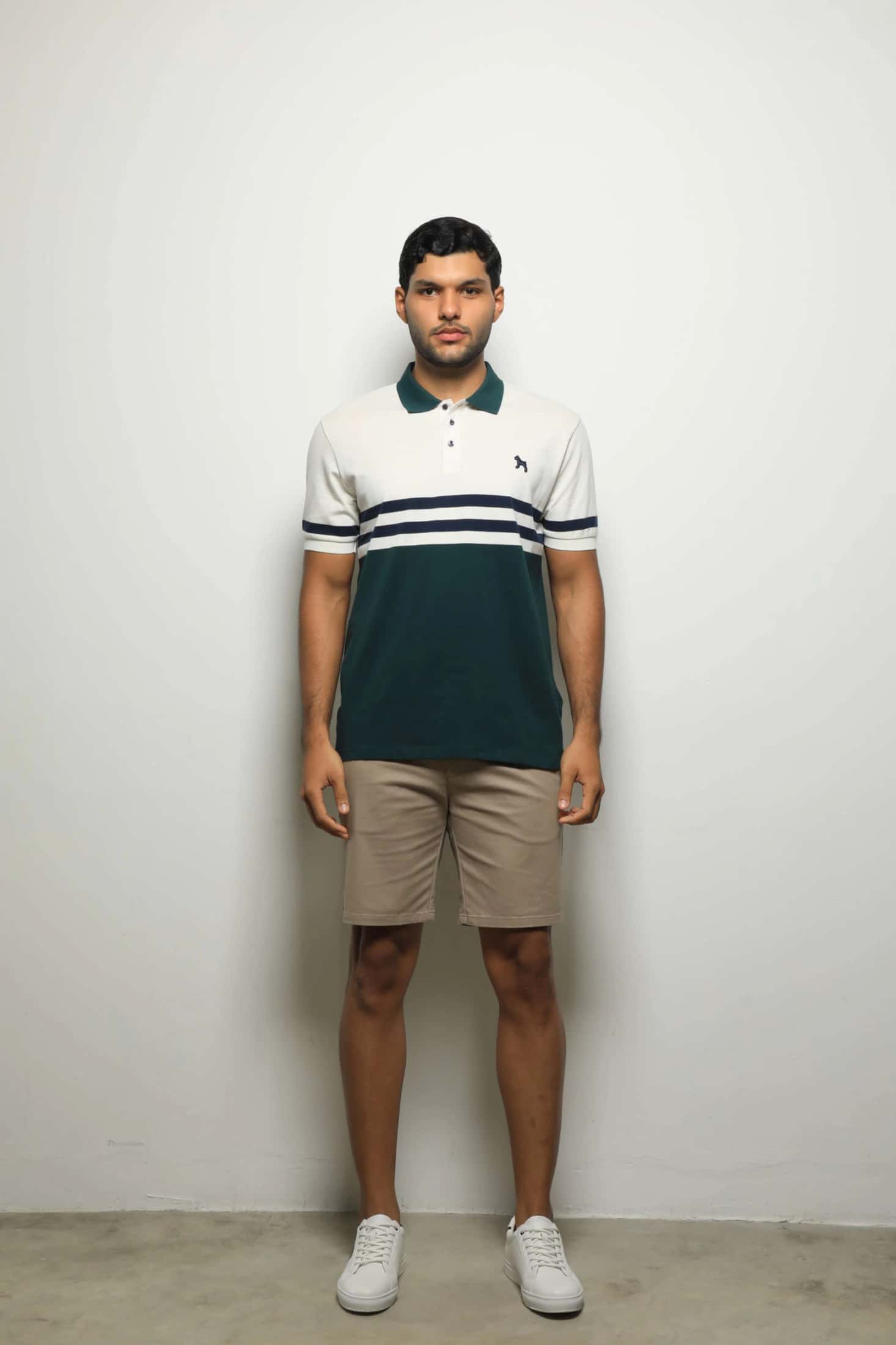Polo Fashion Ivory/Verde