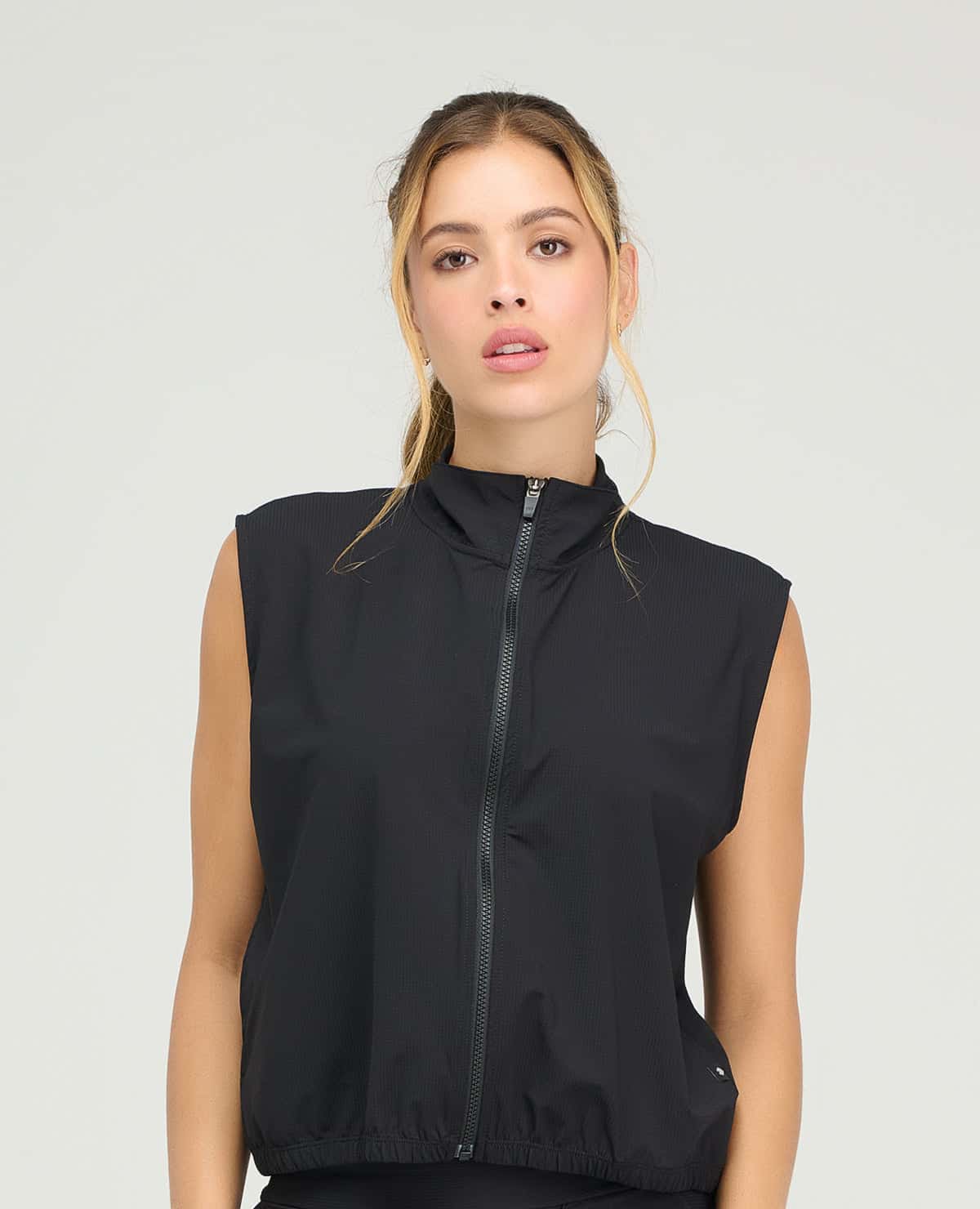 Chaleco Deportivo | Cuello Alto | Cremallera Frontal
