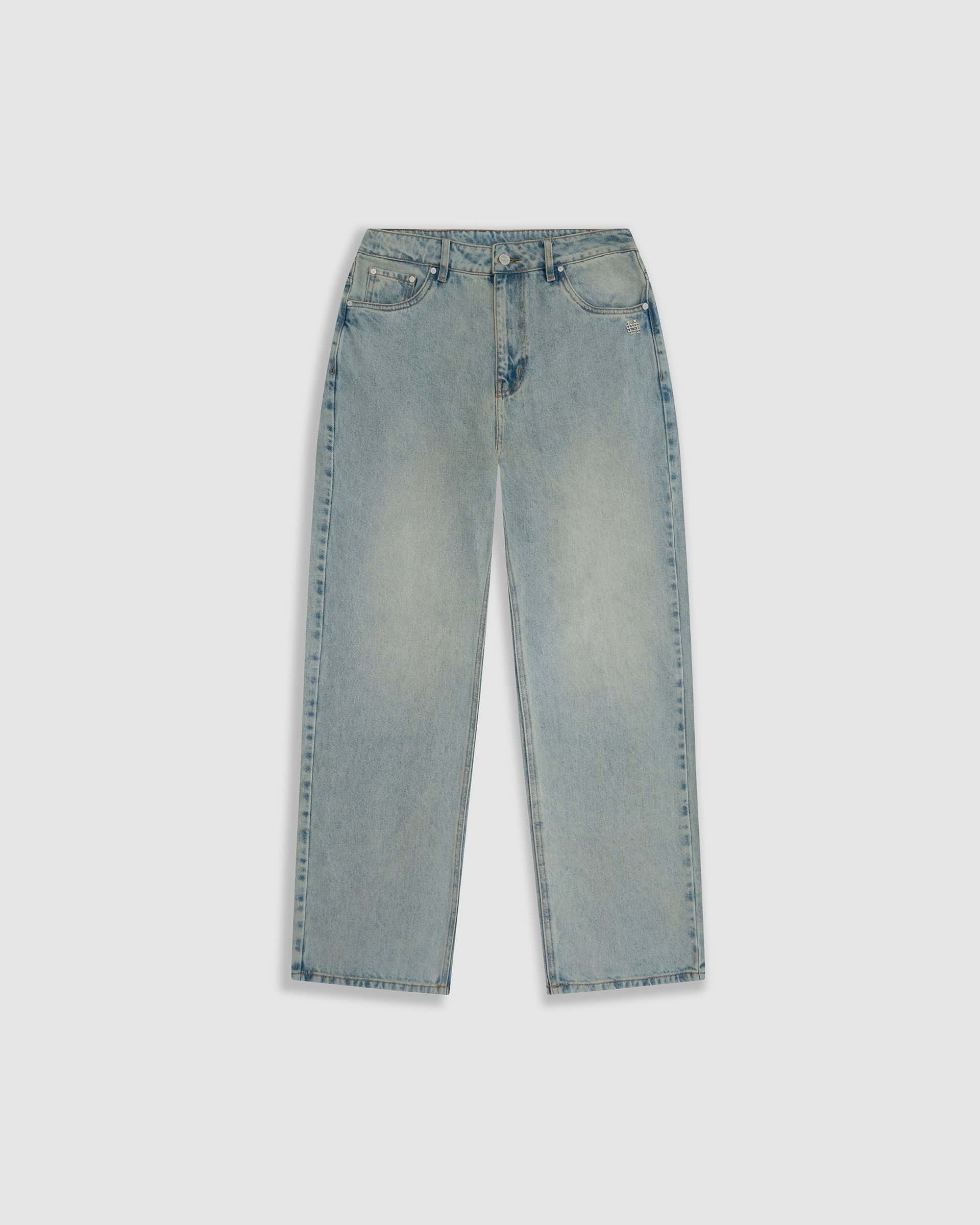 Straight Fit Rally Jeans - Dust Wash