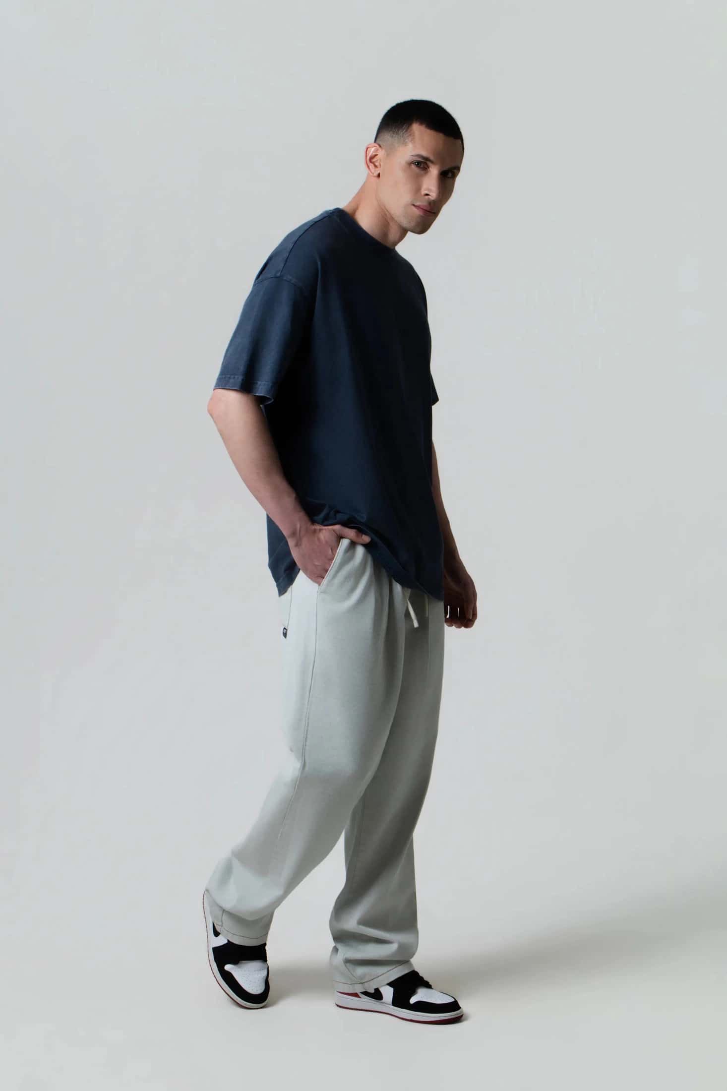 PANTALON JOGG COLOR AZUL CLARO