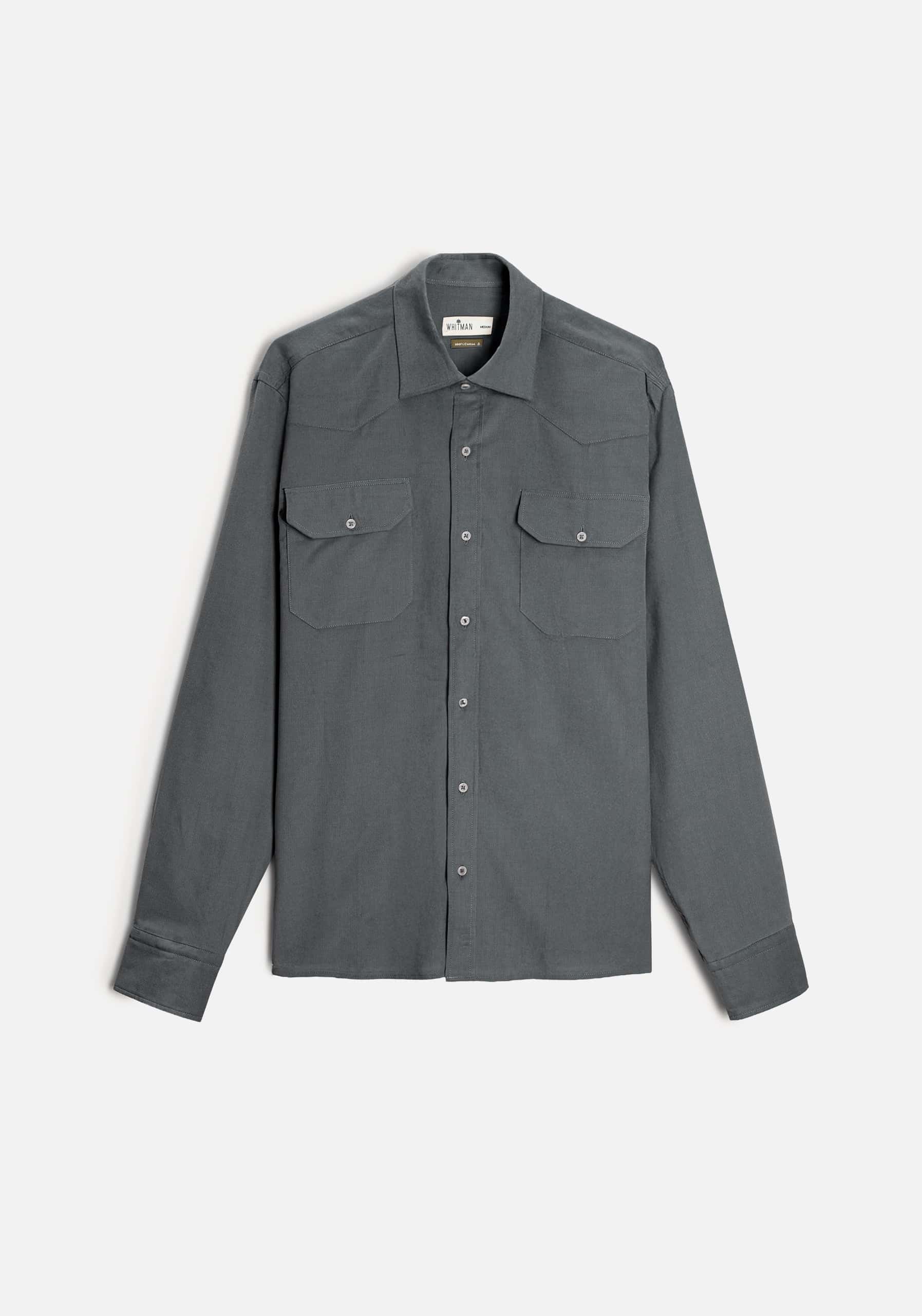 Camisa H Aspen Pana Gris Osc