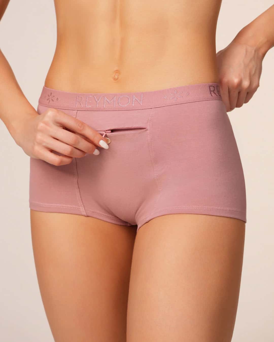 Boxer Femenino en Algodón con Bolsillo de Seguridad Ref. 8014-U - miniatura 1