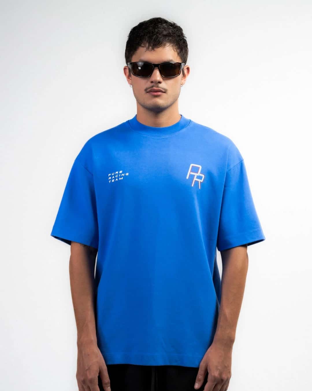 OVERDRIVE BLUE RACING LINES T-SHIRT - miniatura 1