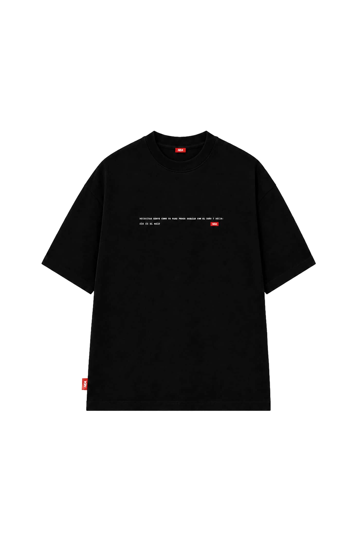 CAMISETA REGULAR BABYLON NEGRO NEA - miniatura 1