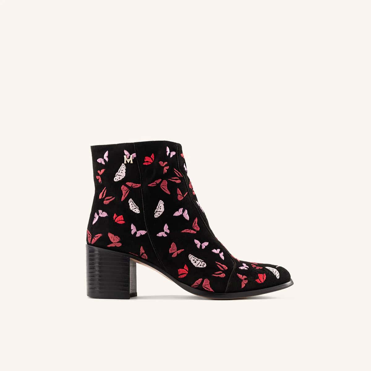 Botas Alas Mariposas Rosa Glamour