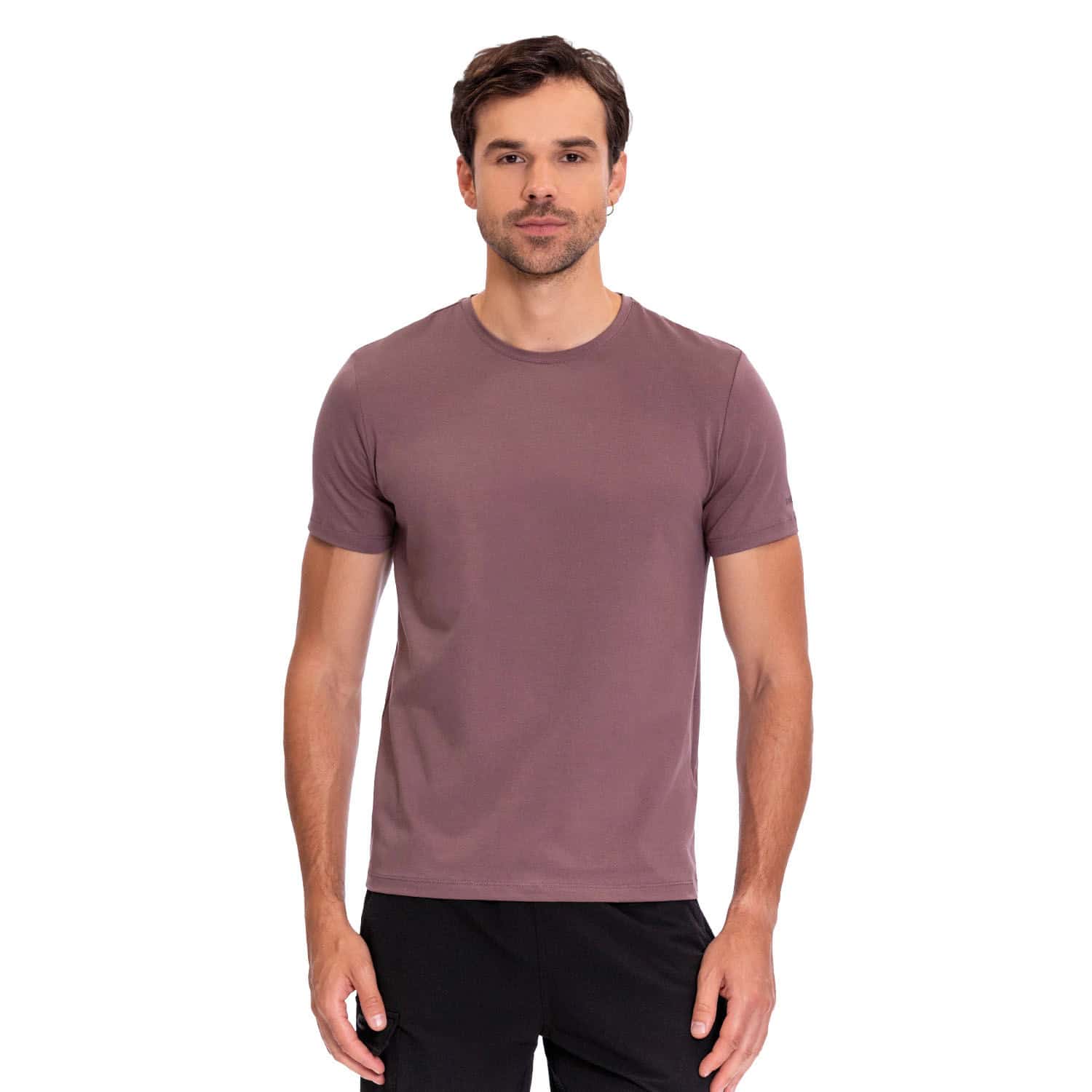 Camiseta para Hombre Unicolor Manne Manga Corta Terreo