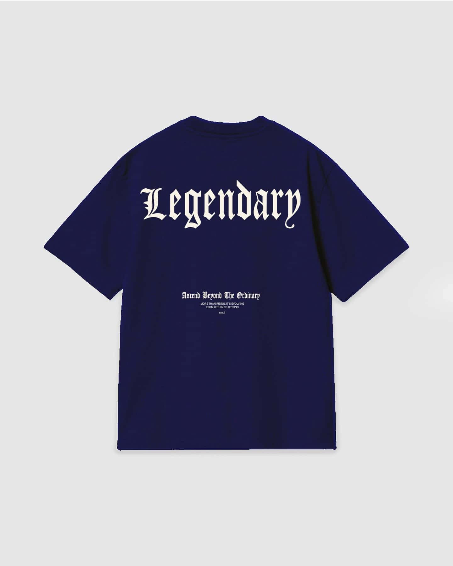 Oversized T Shirt Legendary Blue Navy