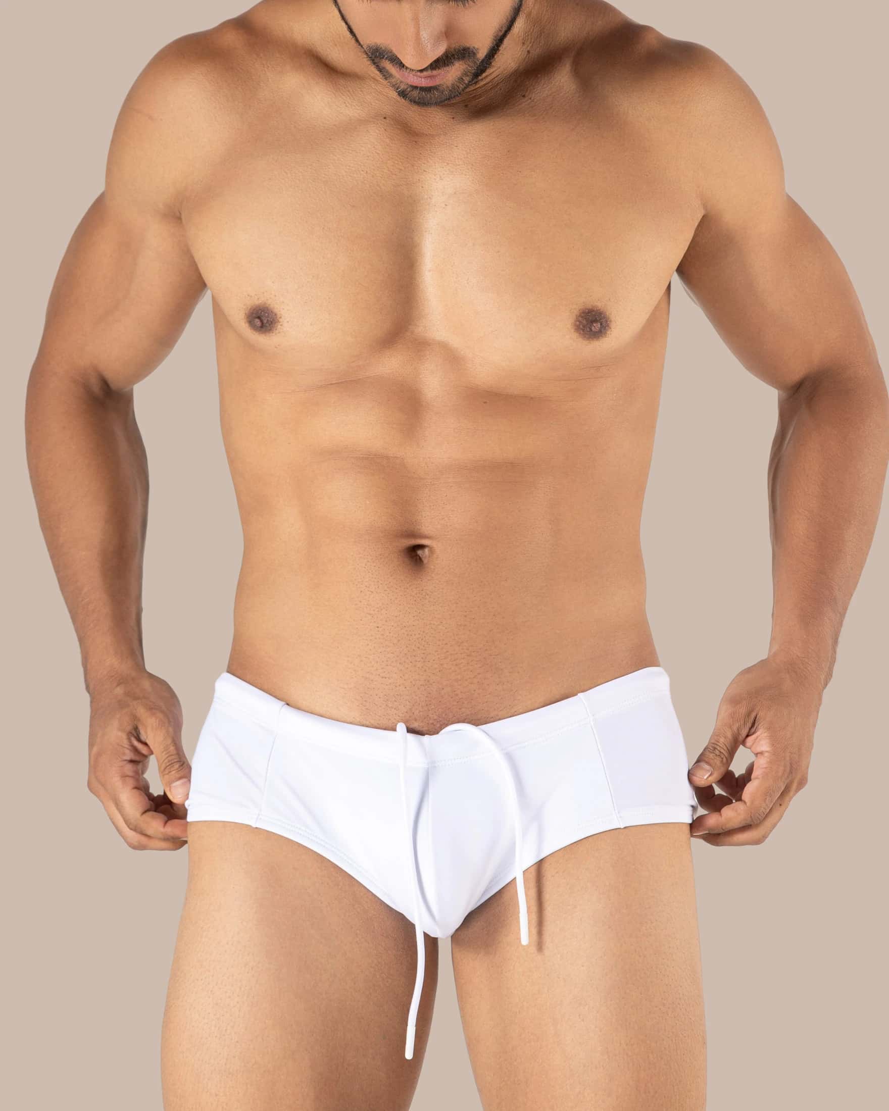 Short de Baño Monumental Blanco X2