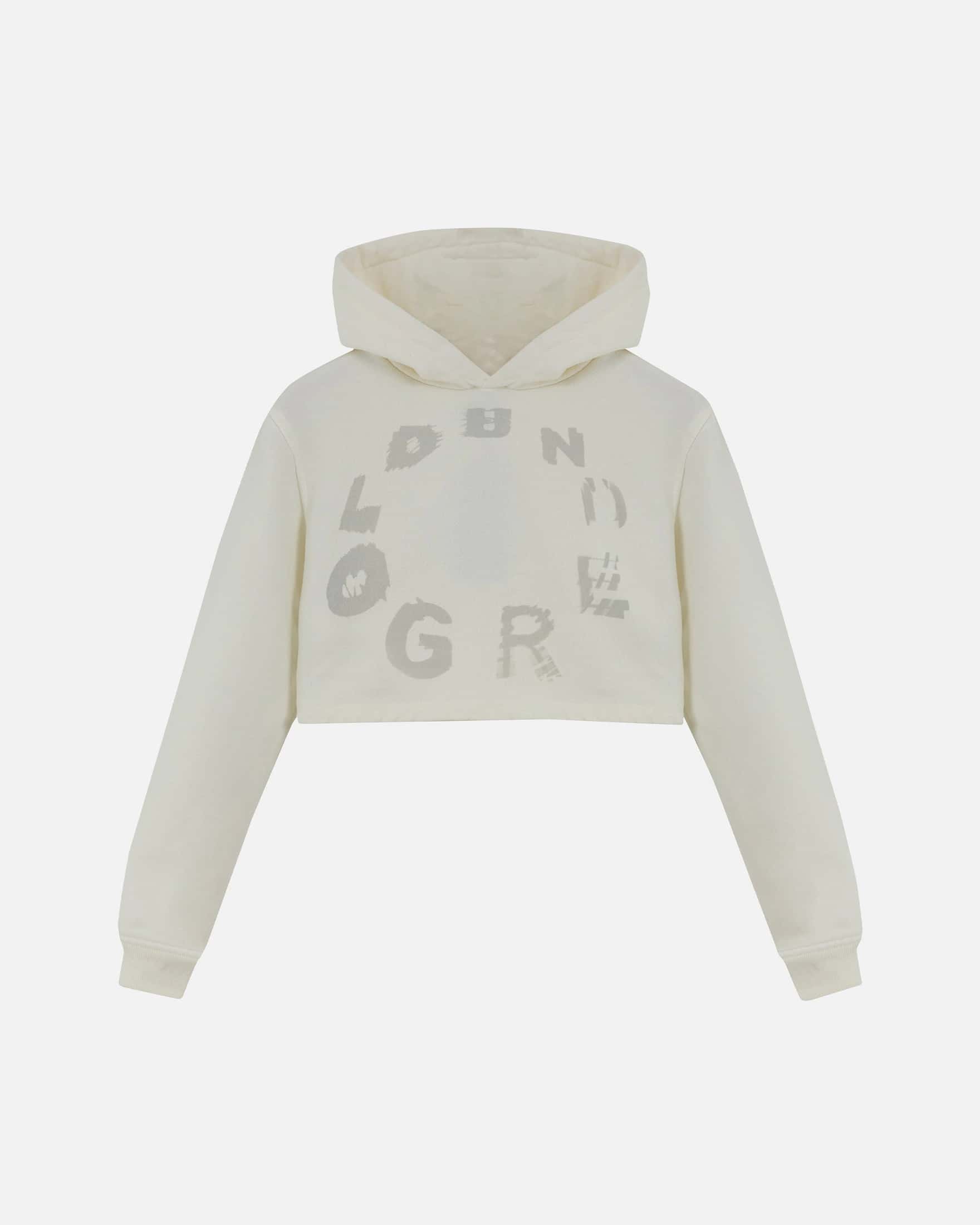 W Echoes Tremor Slim Fit Hoodie White