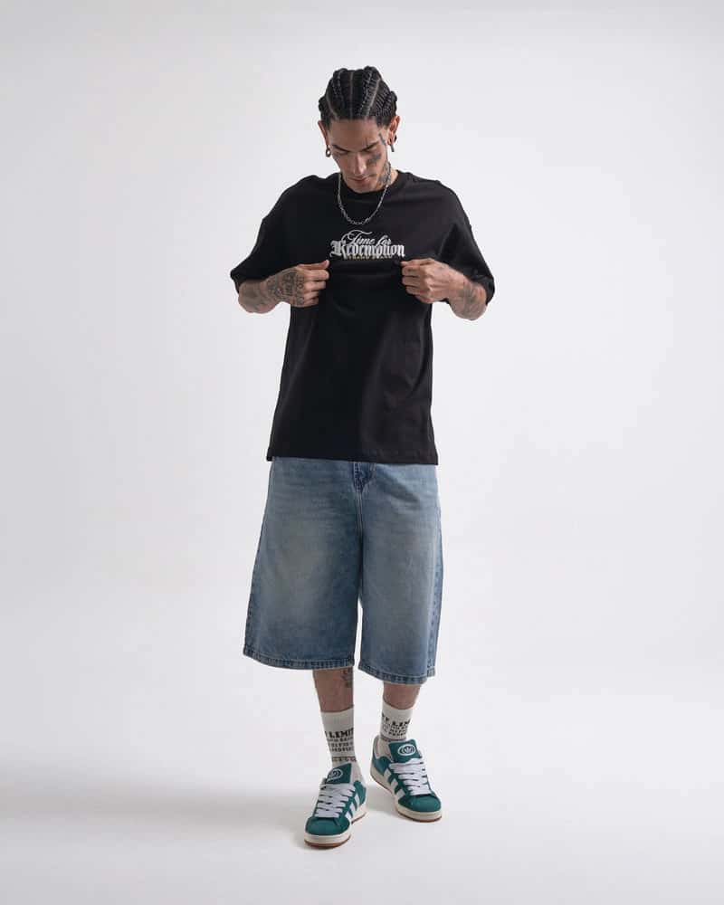 Camiseta Negra Oversize Redemption - miniatura 7