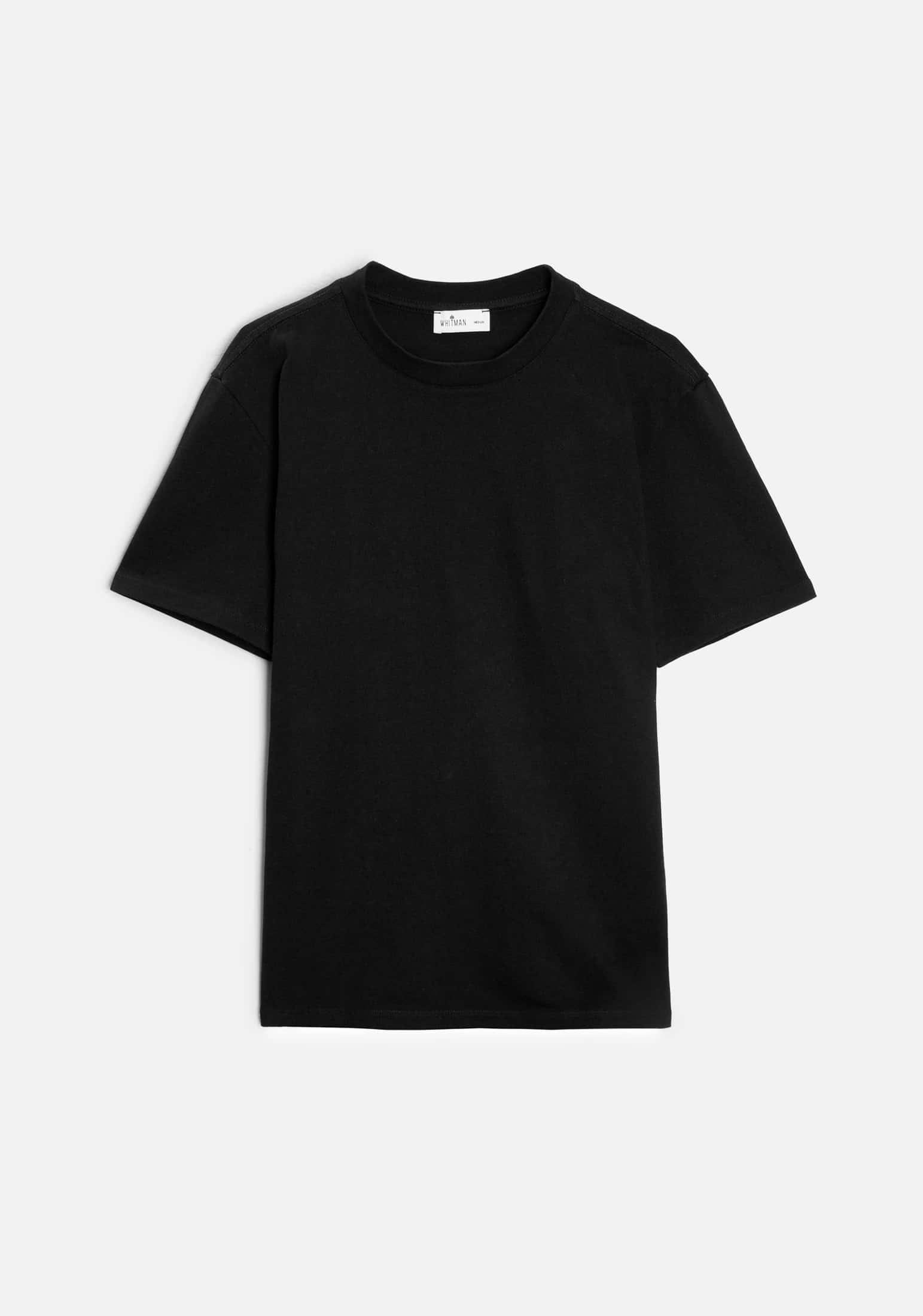 Camiseta H Premium Unicolor Negro