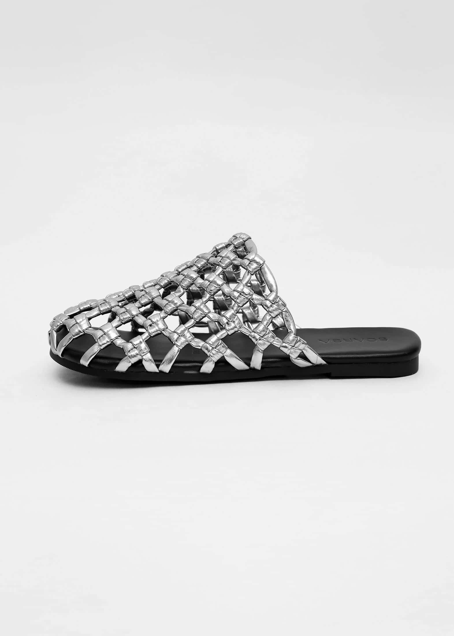 Sandalia Chrome Mesh