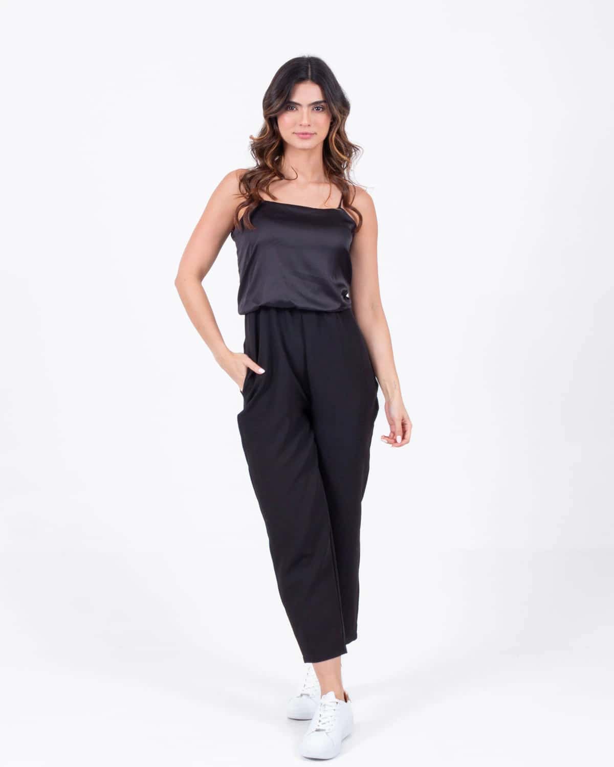 Enterizo negro para mujer