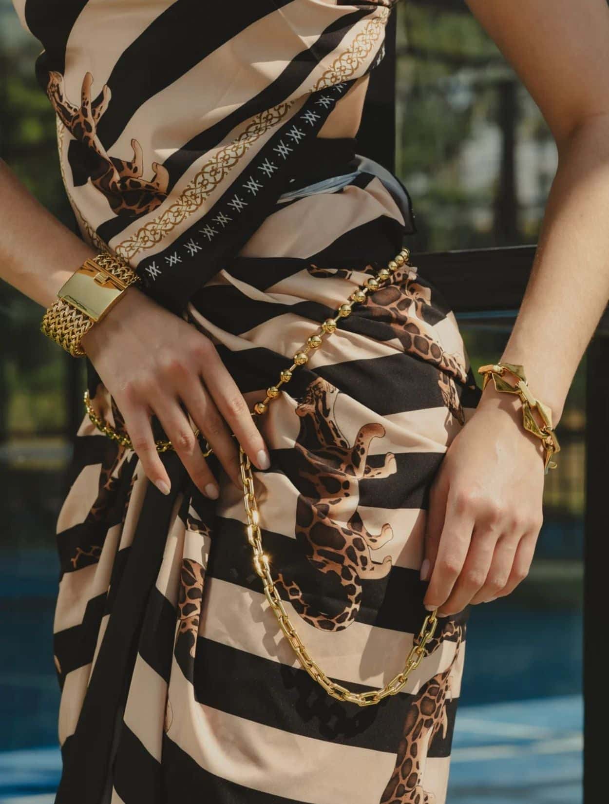 COLLAR CON CINTURÓN DE CADENA MAXI - miniatura 1