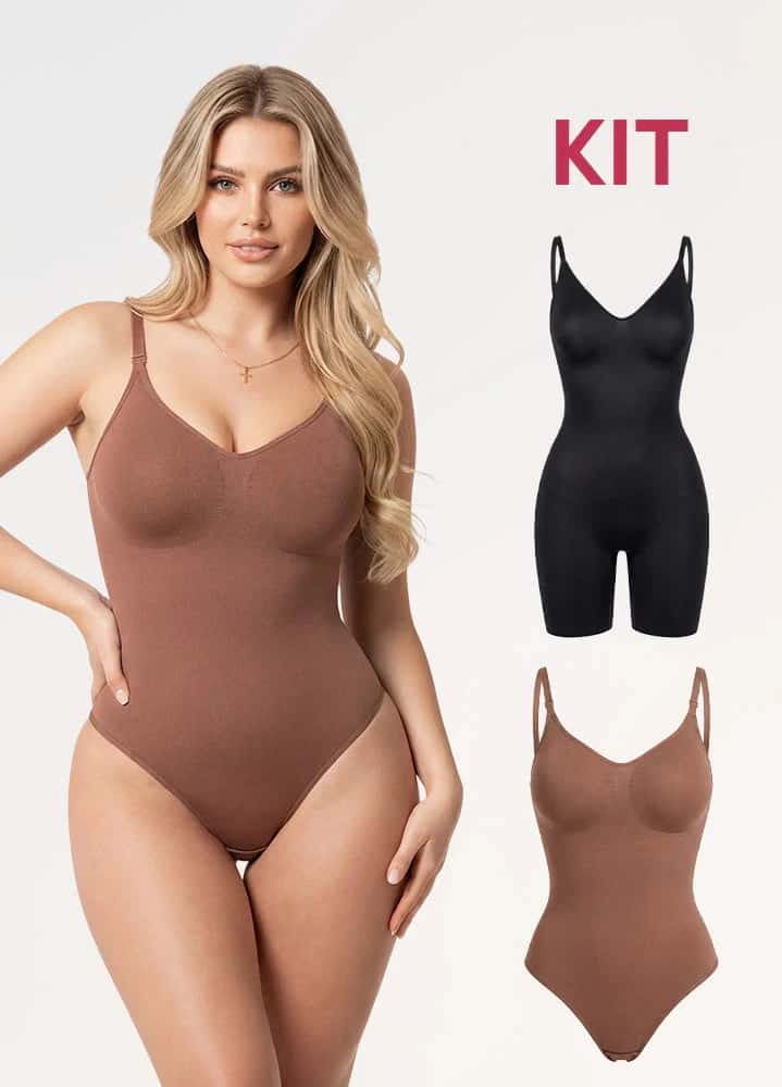 kit Bodys: Tanga Seamless y Moldeador | Salome 5601 + 5505 | Ant 7001 + 01L3