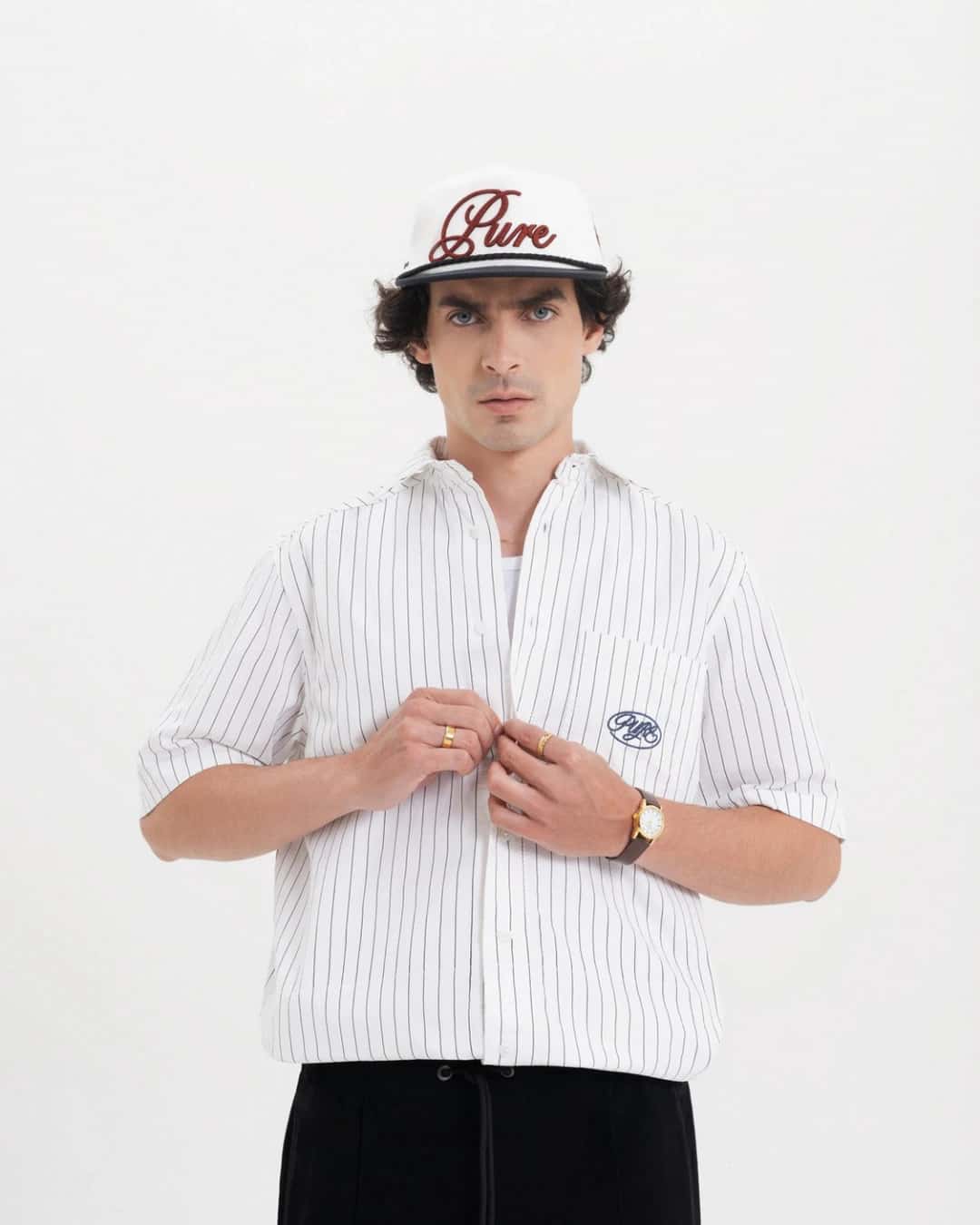 ACROSS THE LINES BUTTON SHIRT - miniatura 2