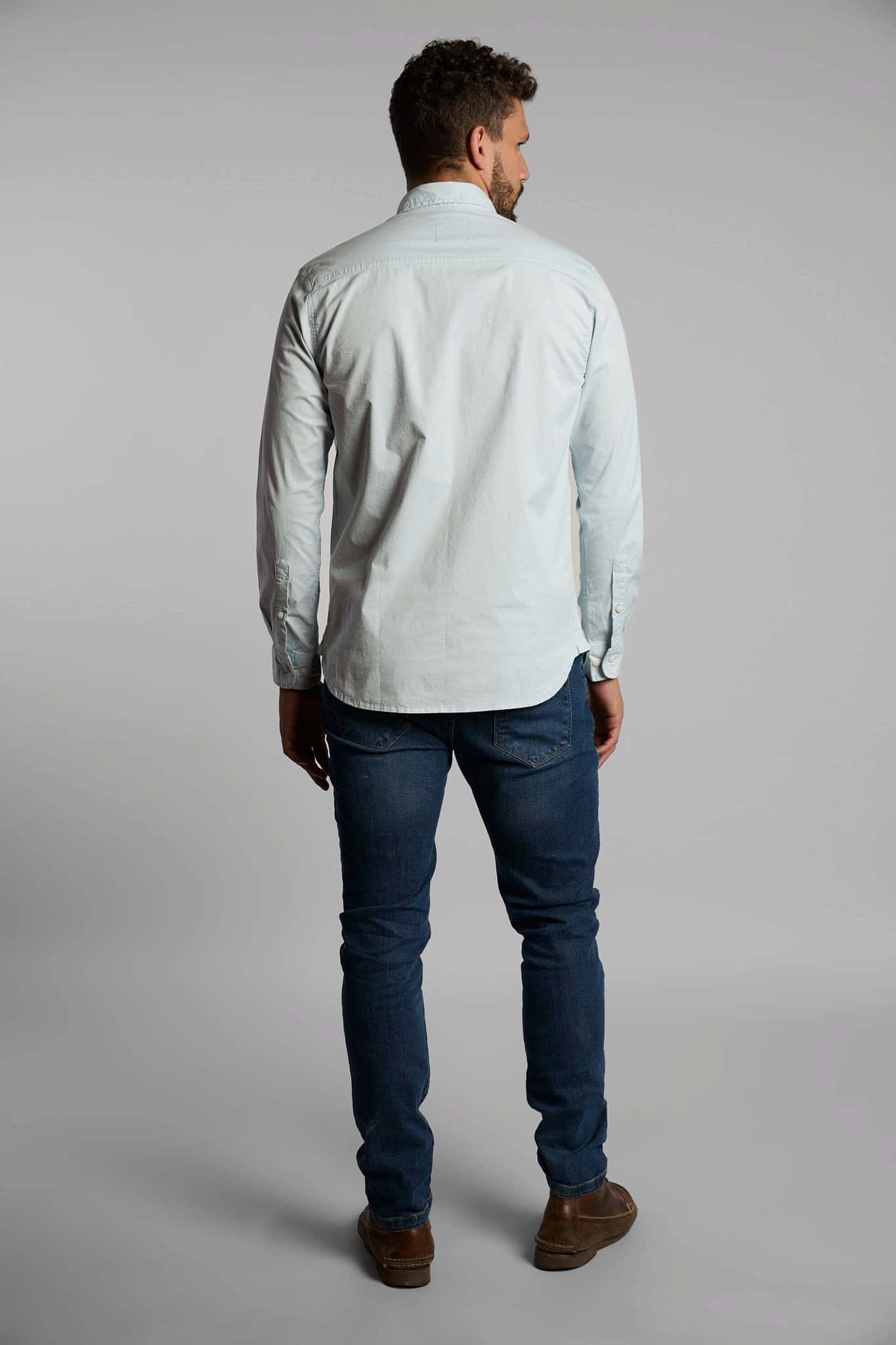 Camisa azul claro - miniatura 4