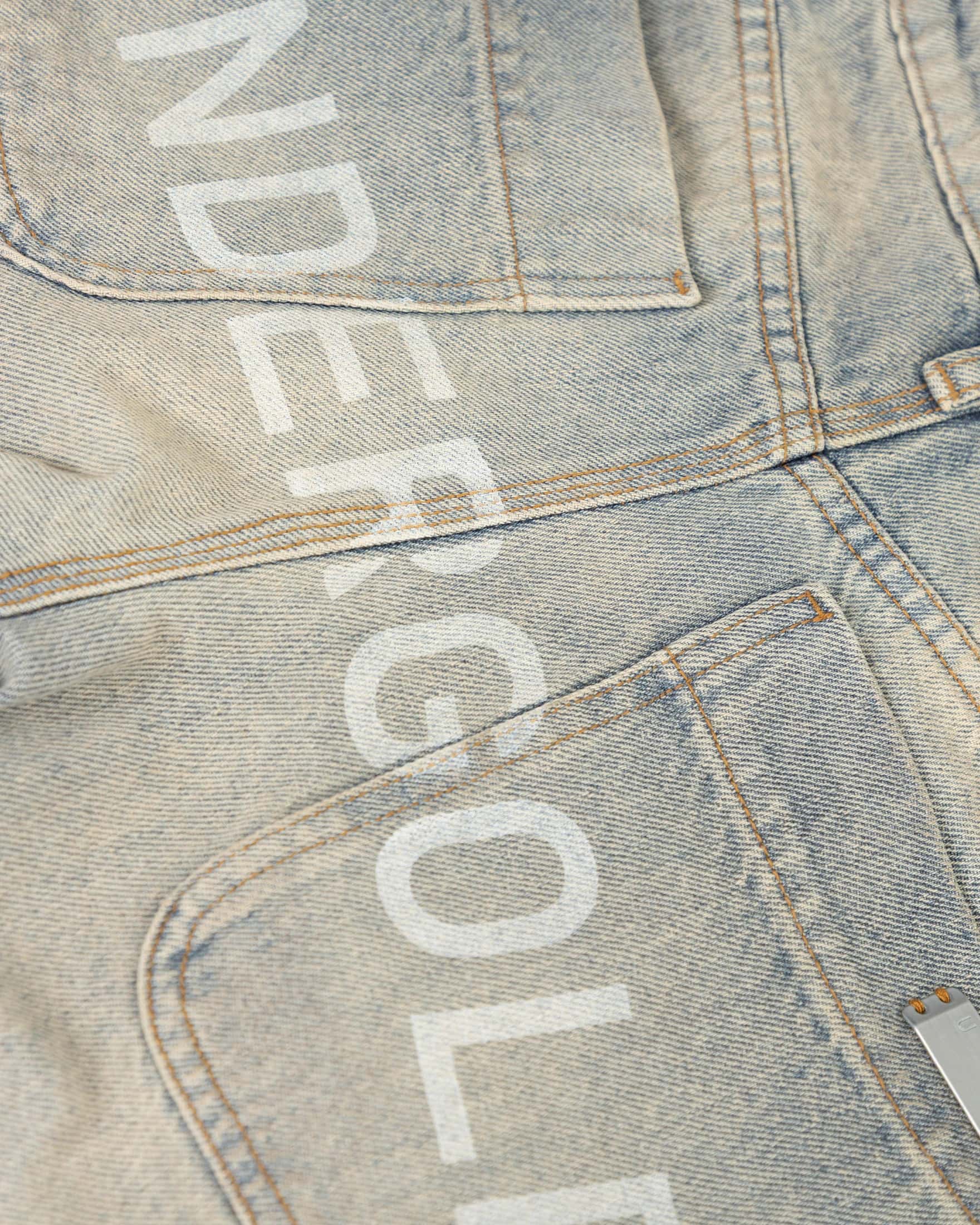 W Line Basic Wide Jeans Dirty Blue - miniatura 2