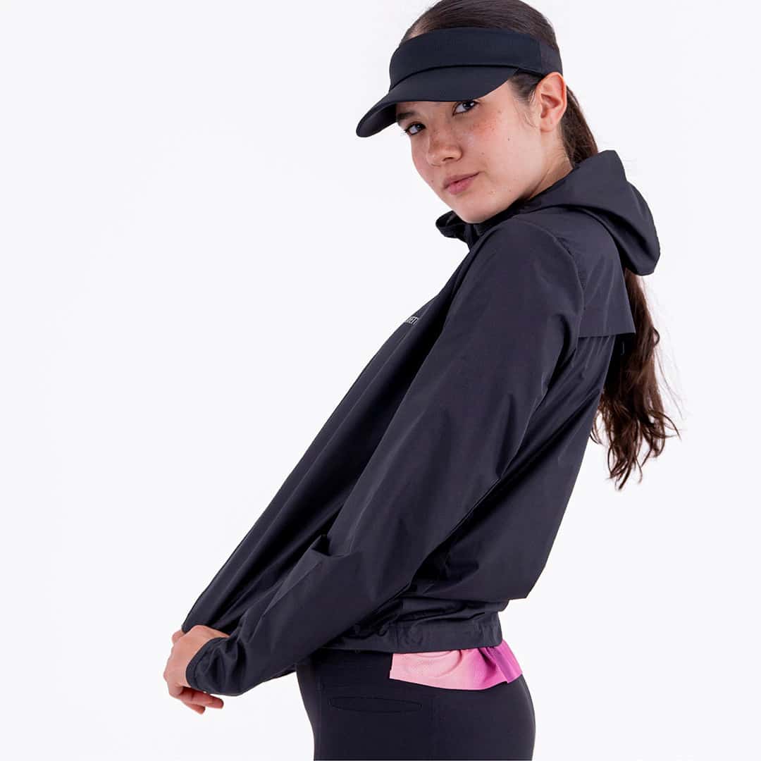 CHAQUETA RUNNING MOVA BLACK PARA MUJER - miniatura 3