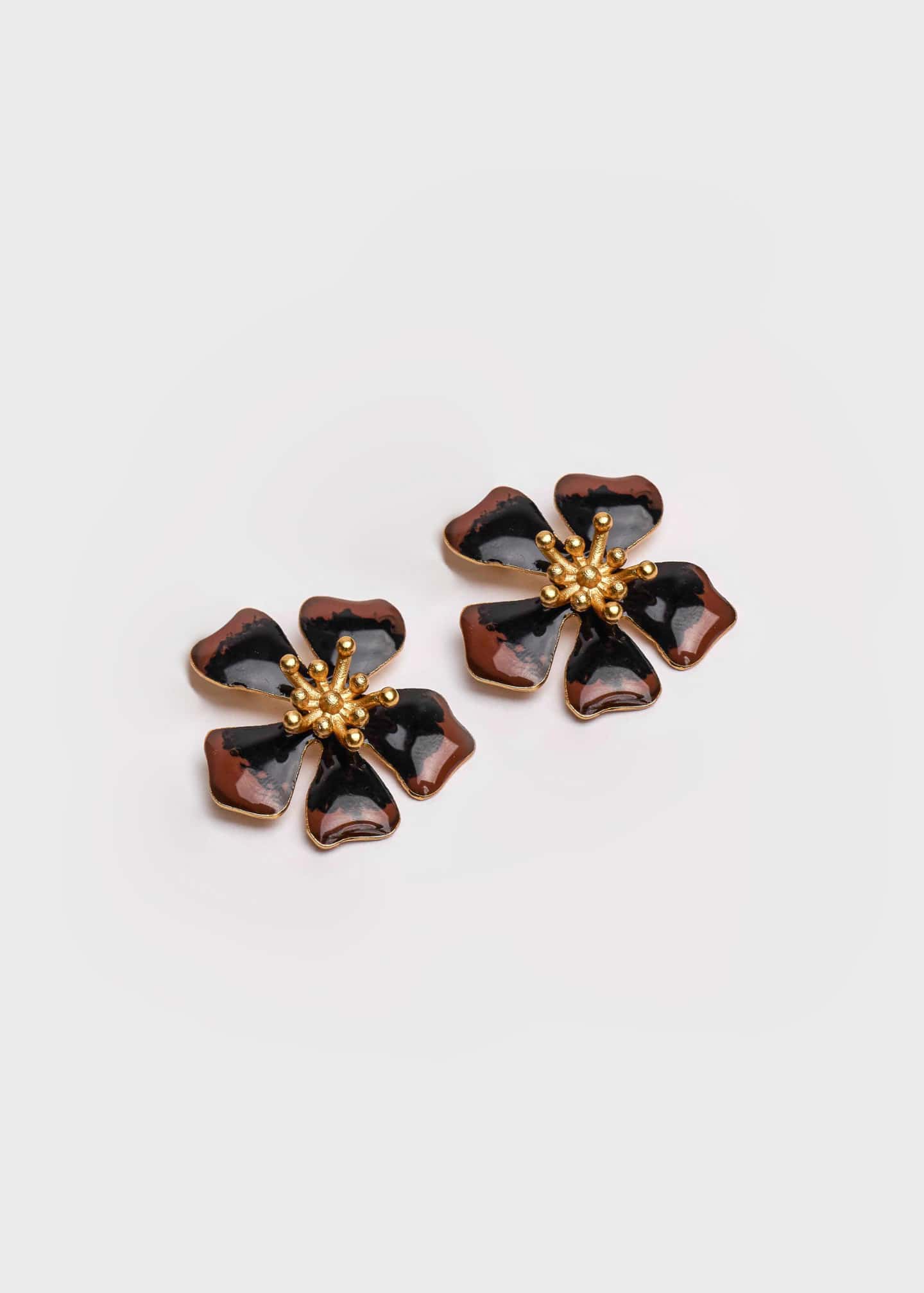 Aretes Aurora midi negro