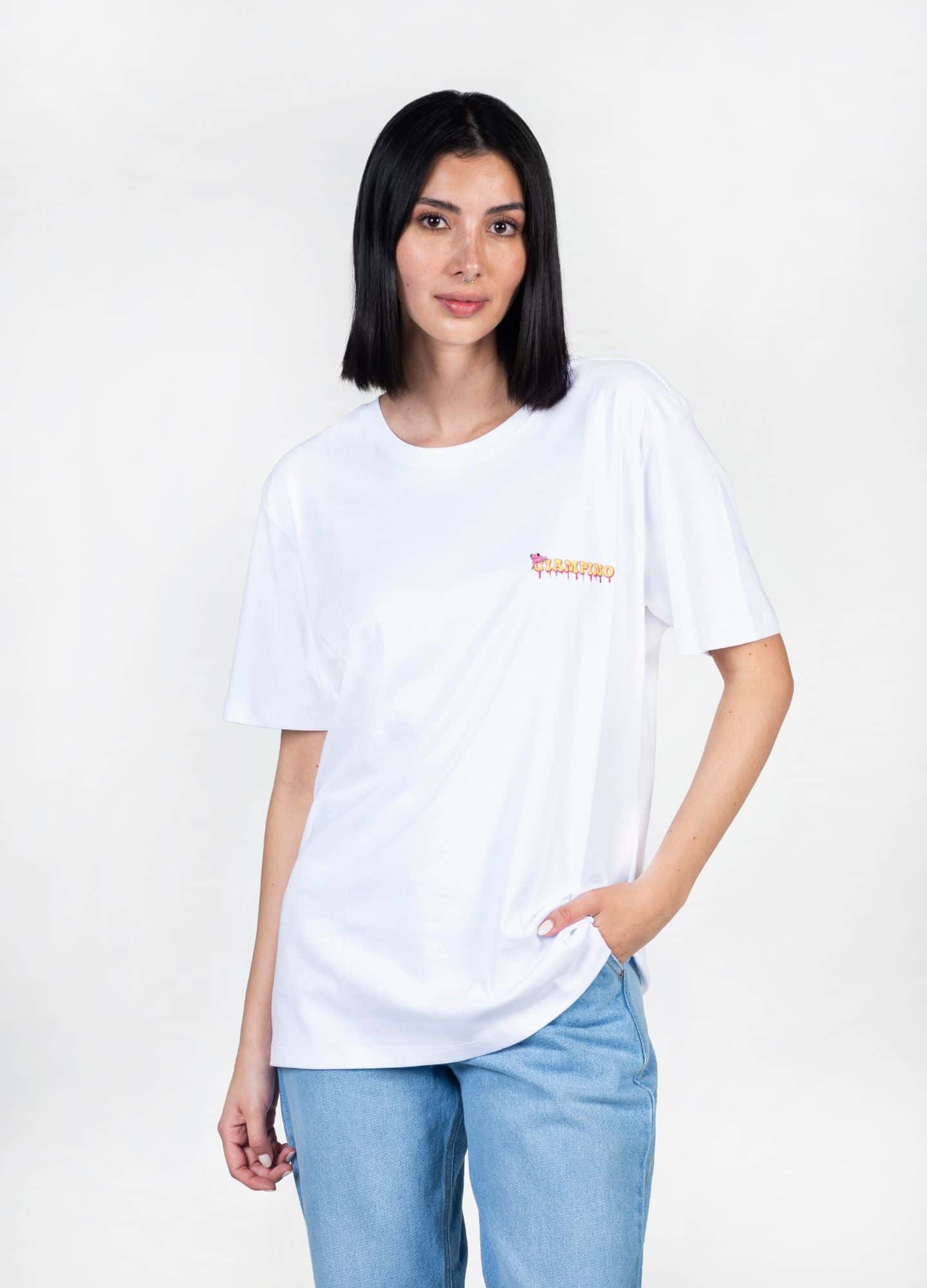 Oasis Camiseta Oversized – Blanco