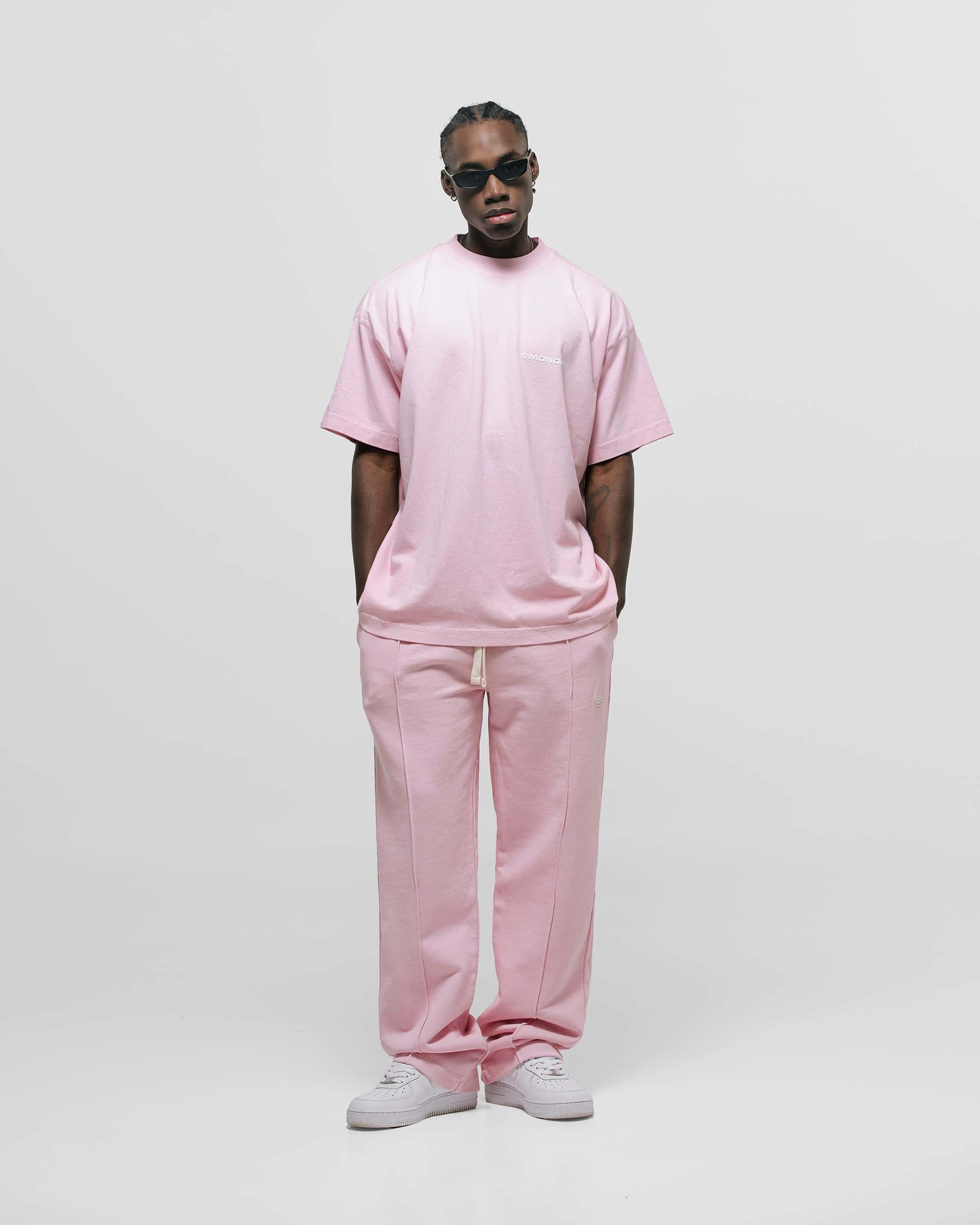 Camiseta Oversized Básica V3 - Rosado Pastel