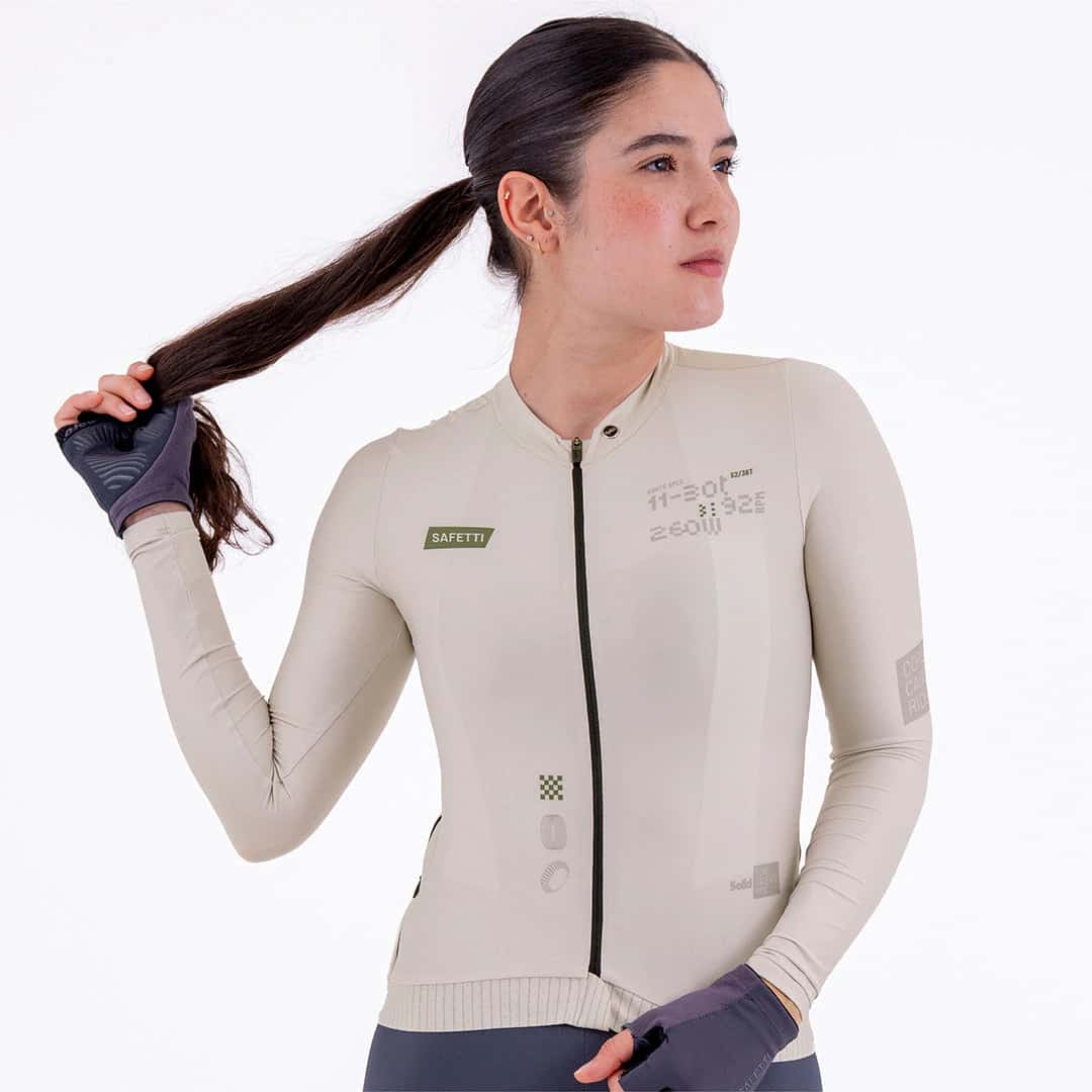 CAMISA CICLISMO MANGA LARGA WARM ARENA PARA MUJER - miniatura 3