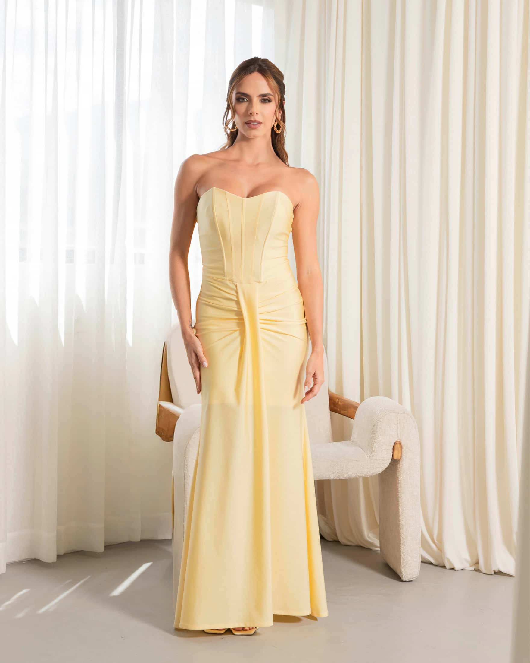 Vestido de Fiesta Tipo Corset