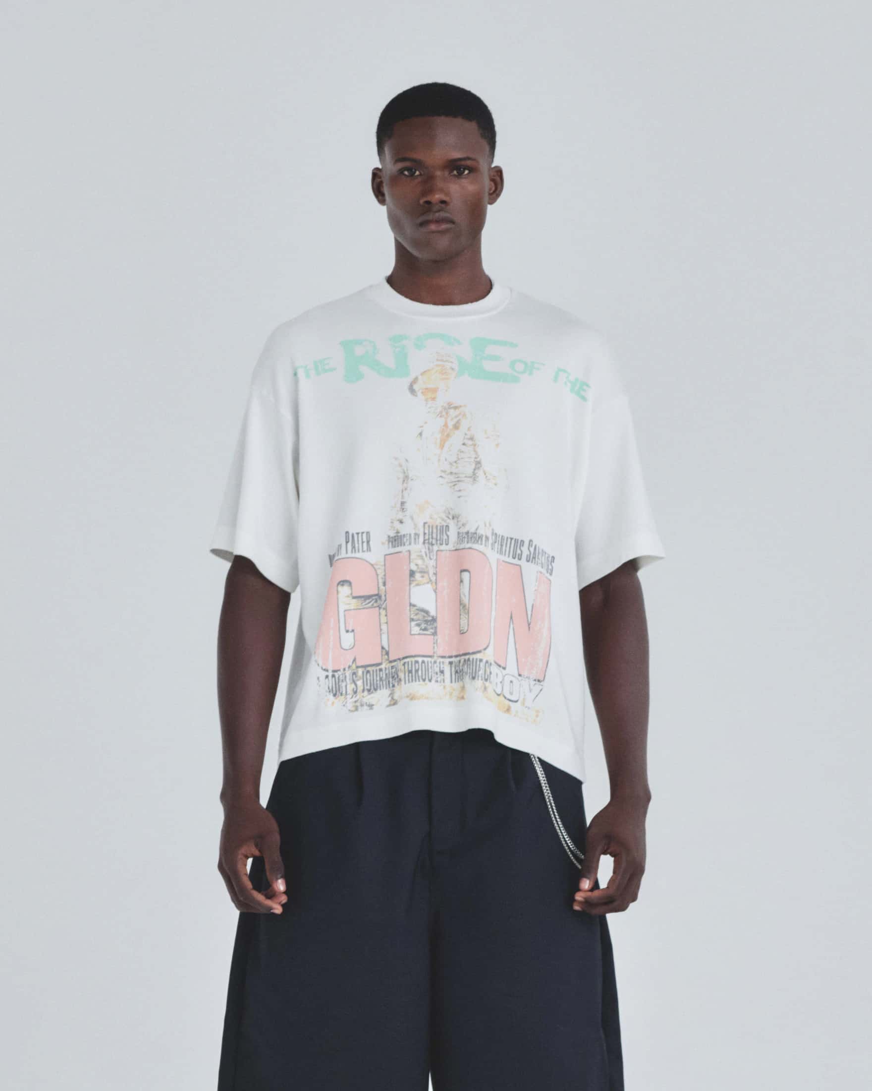 Holy State GLDN Prophecy Boxy Fit Tshirt White - miniatura 2