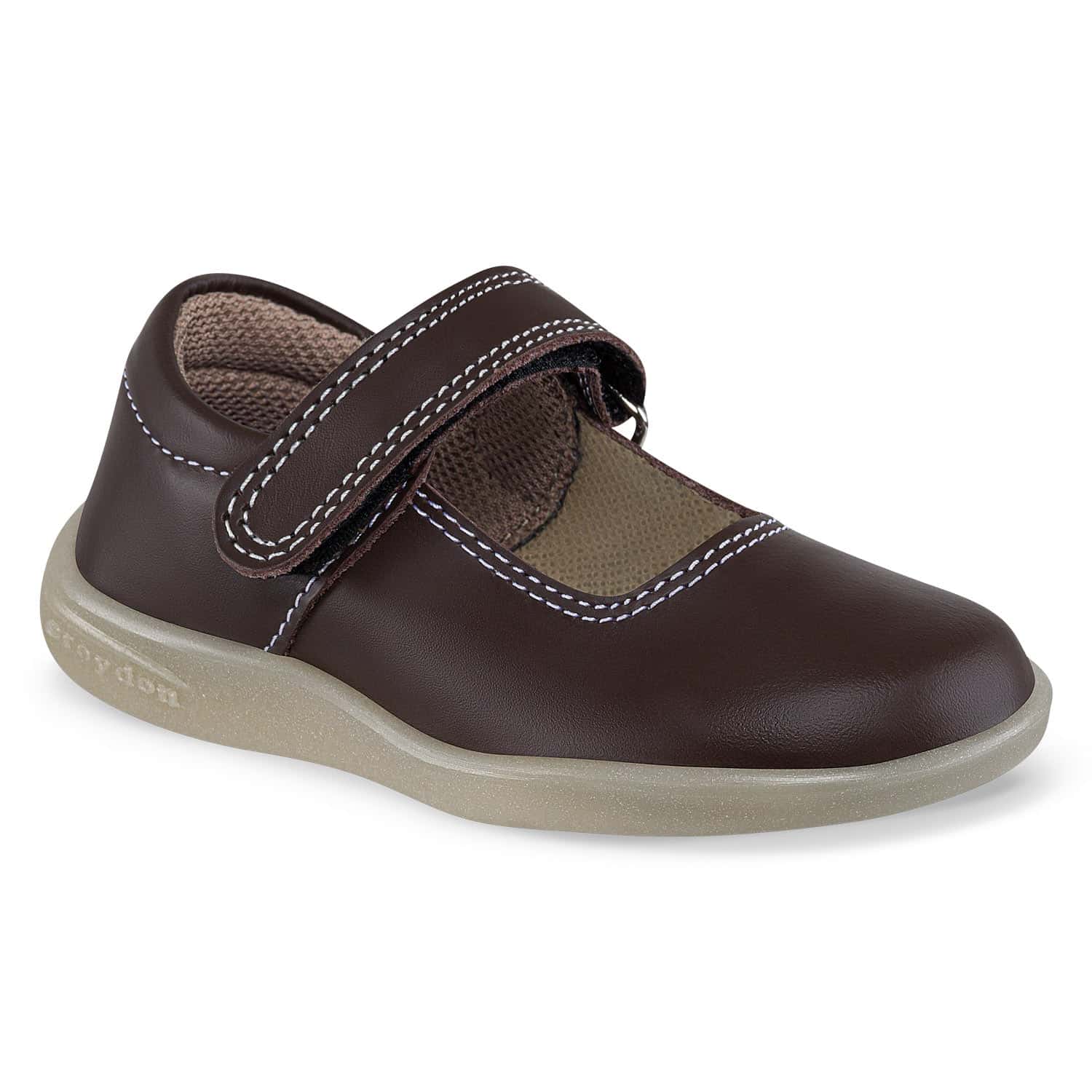 Zapatos Colegio Mafalda Café Croydon para Niña