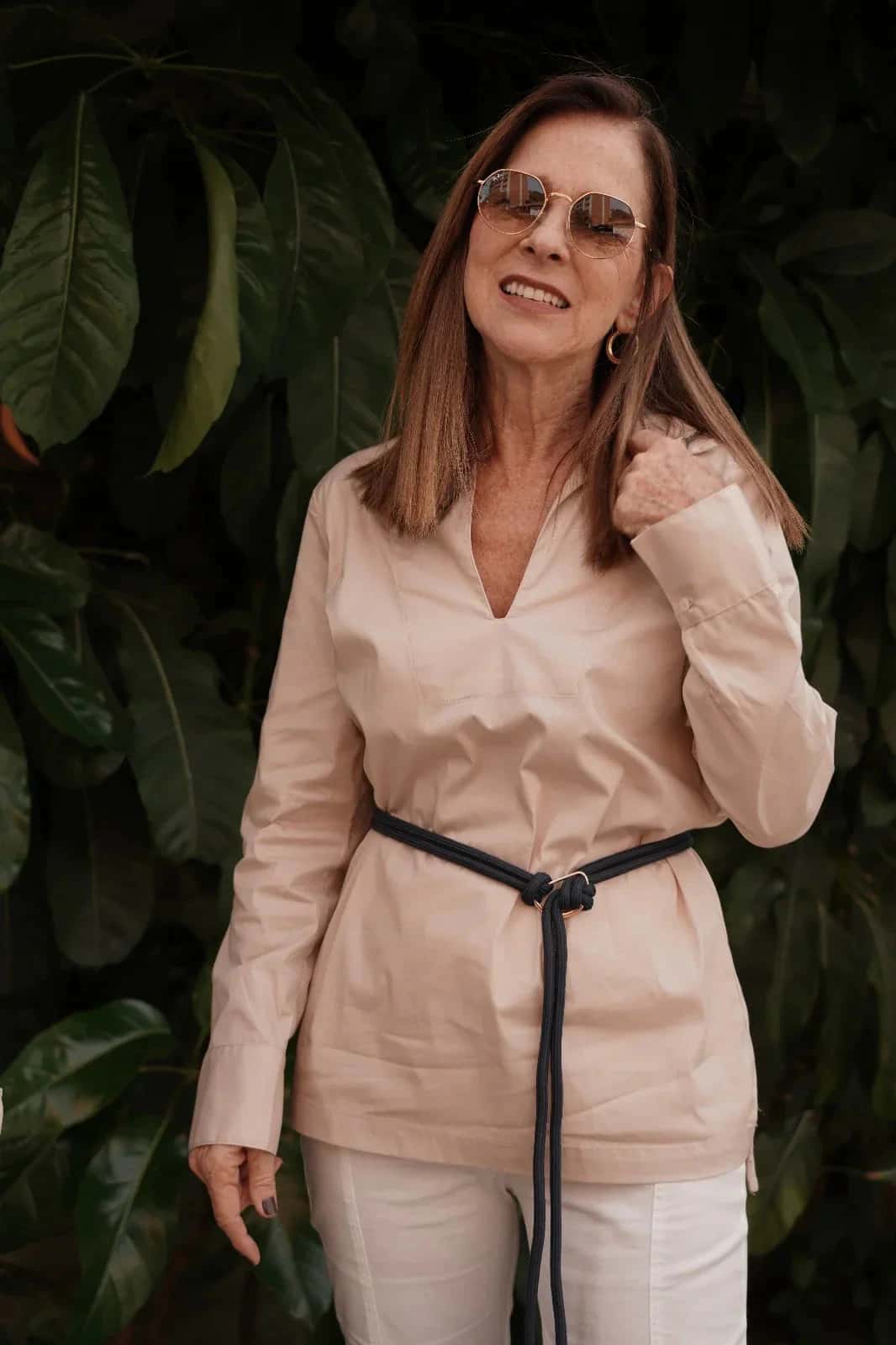 CAMISA RELENTE IVORY-KAKY