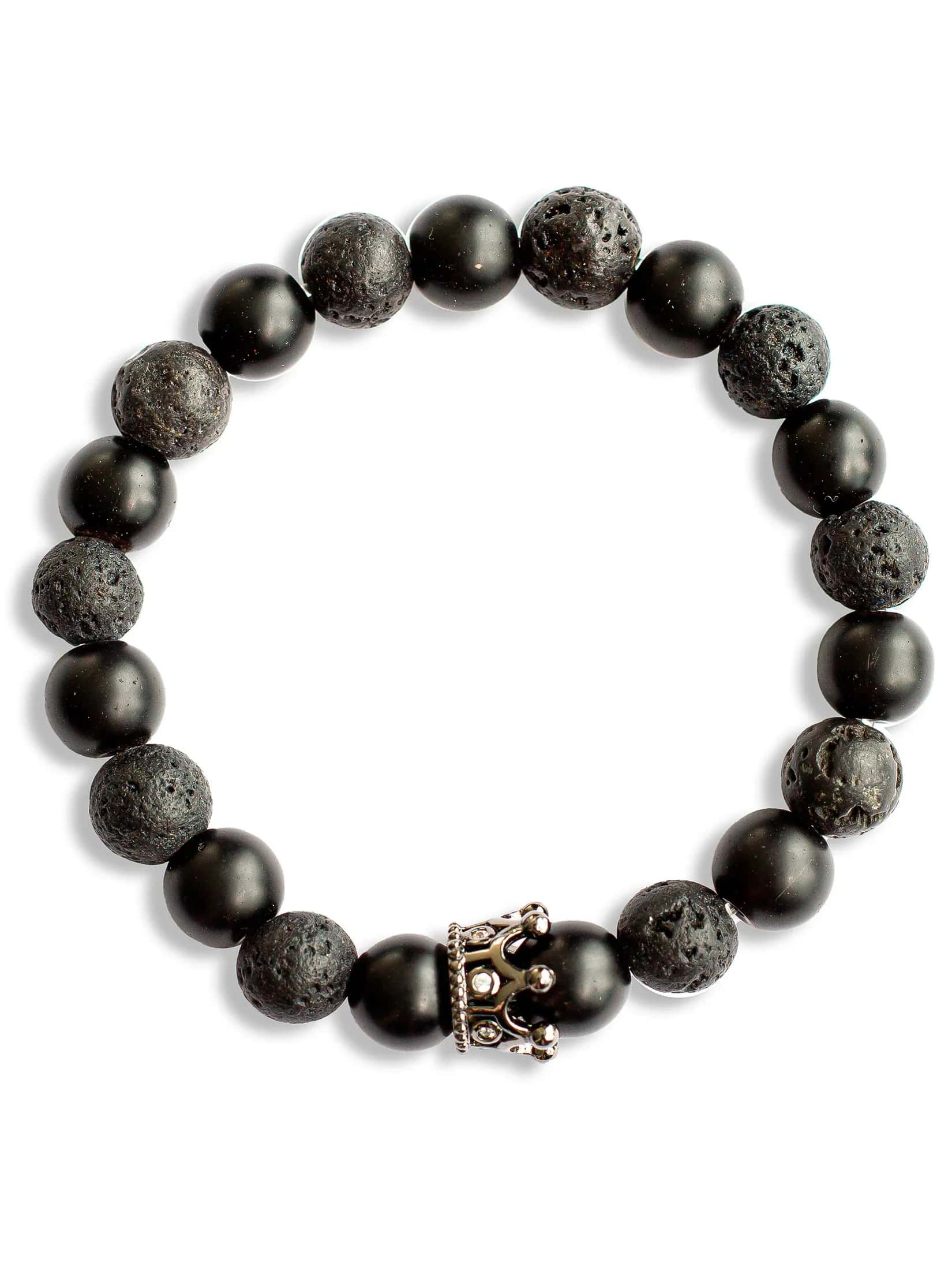 Brazalete Pareja Onyx 8mm
