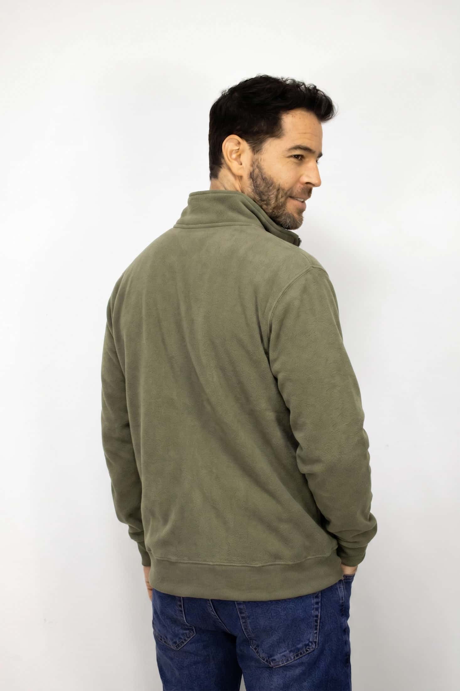 Saco verde con Cremallera para hombre - miniatura 4
