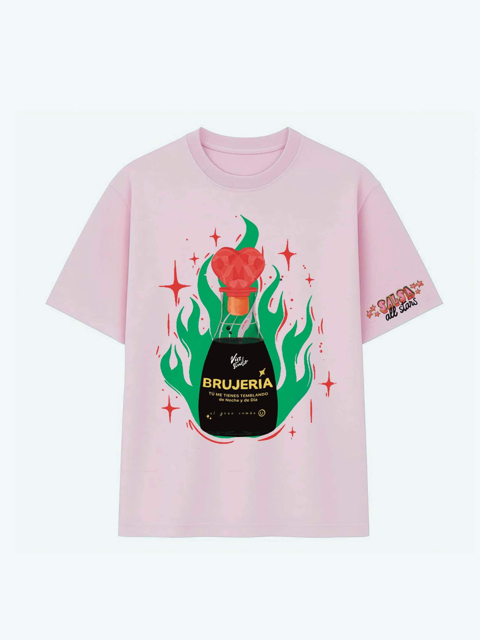 Camiseta Brujería Rosa Regular Fit - miniatura 2