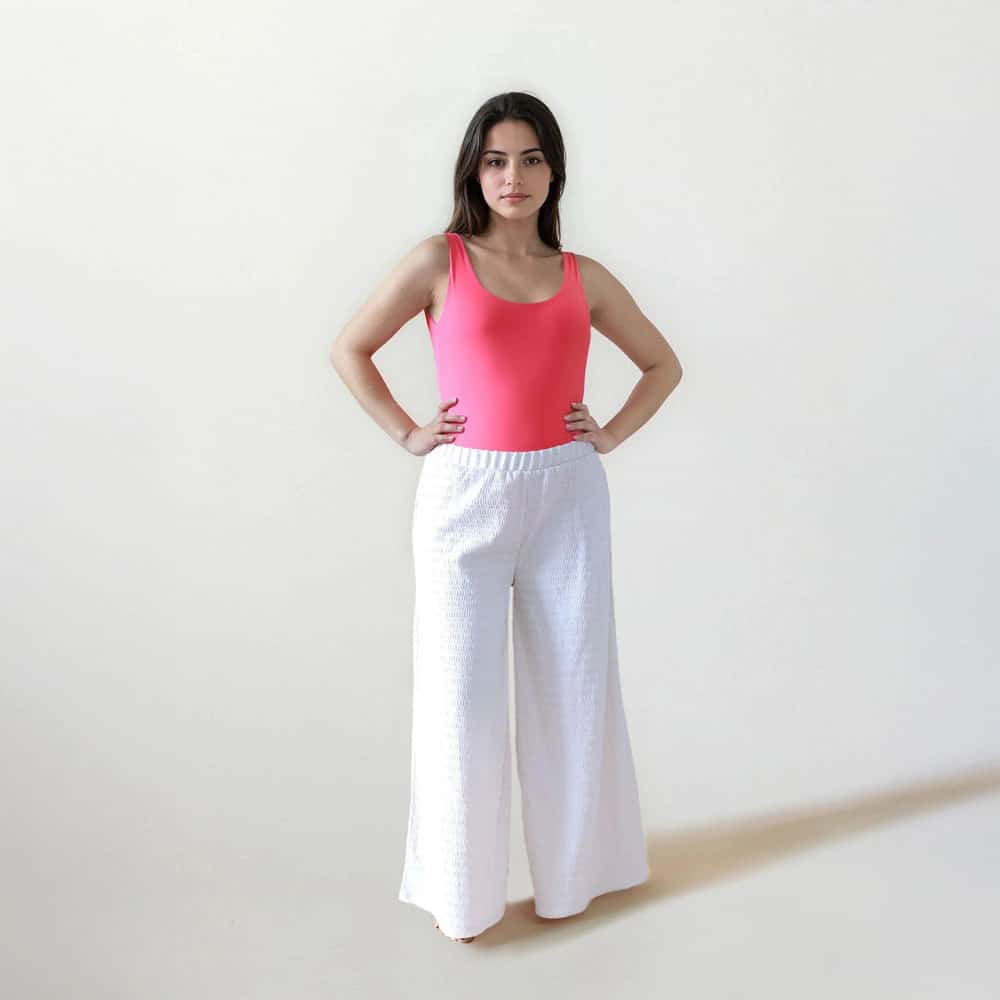 Pantalón Pareo con Textura Avena