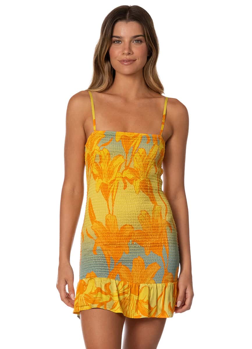 Maaji Golden Lily Zephyra Short Dress