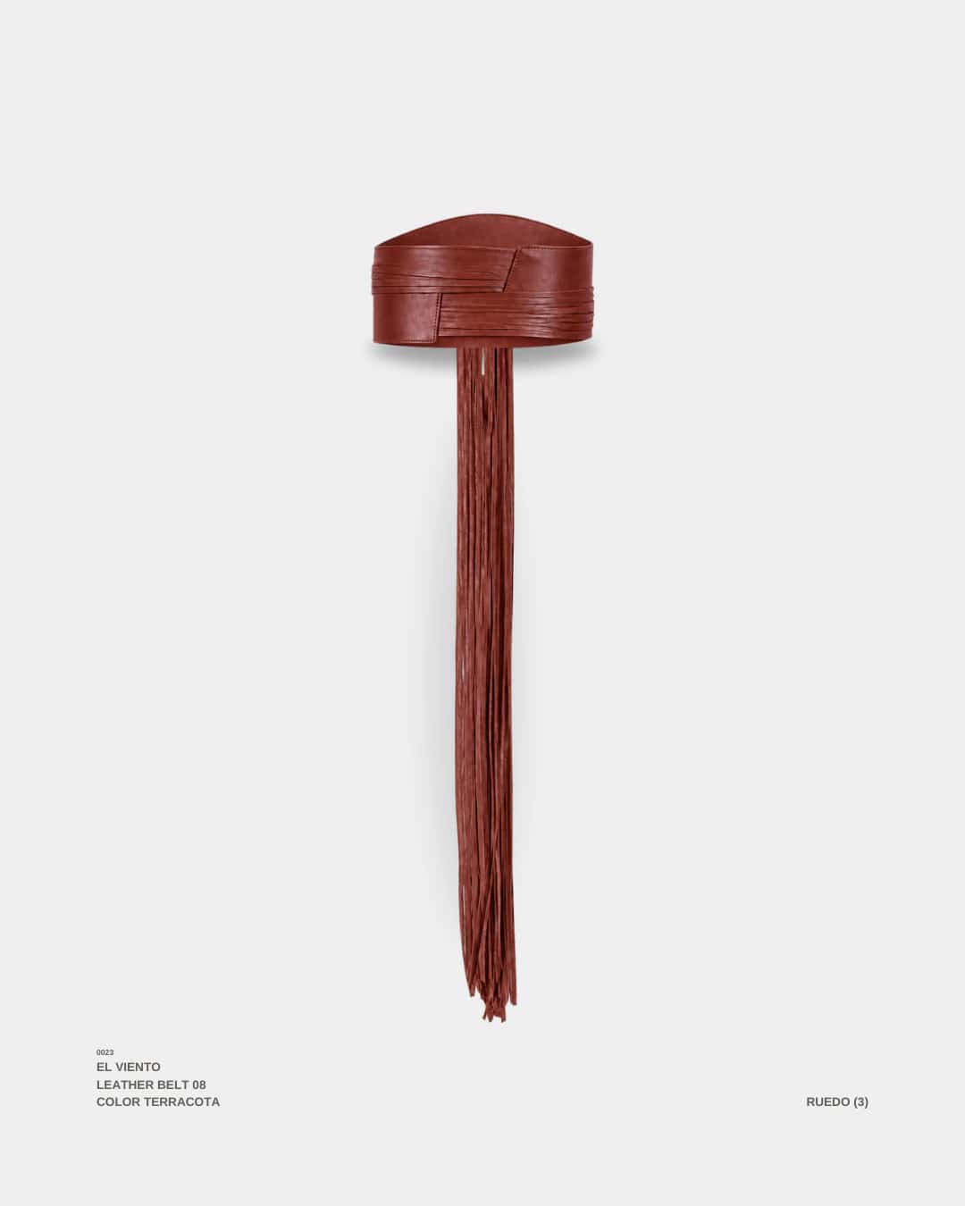 "EL VIENTO" BELT TERRACOTA - miniatura 2