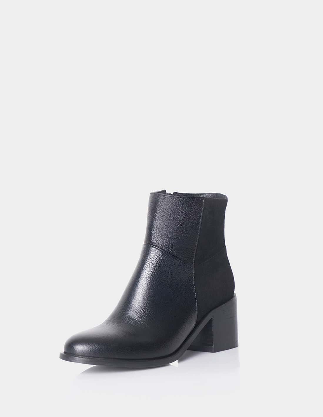 Botin Bianca Cuero Negro - miniatura 3