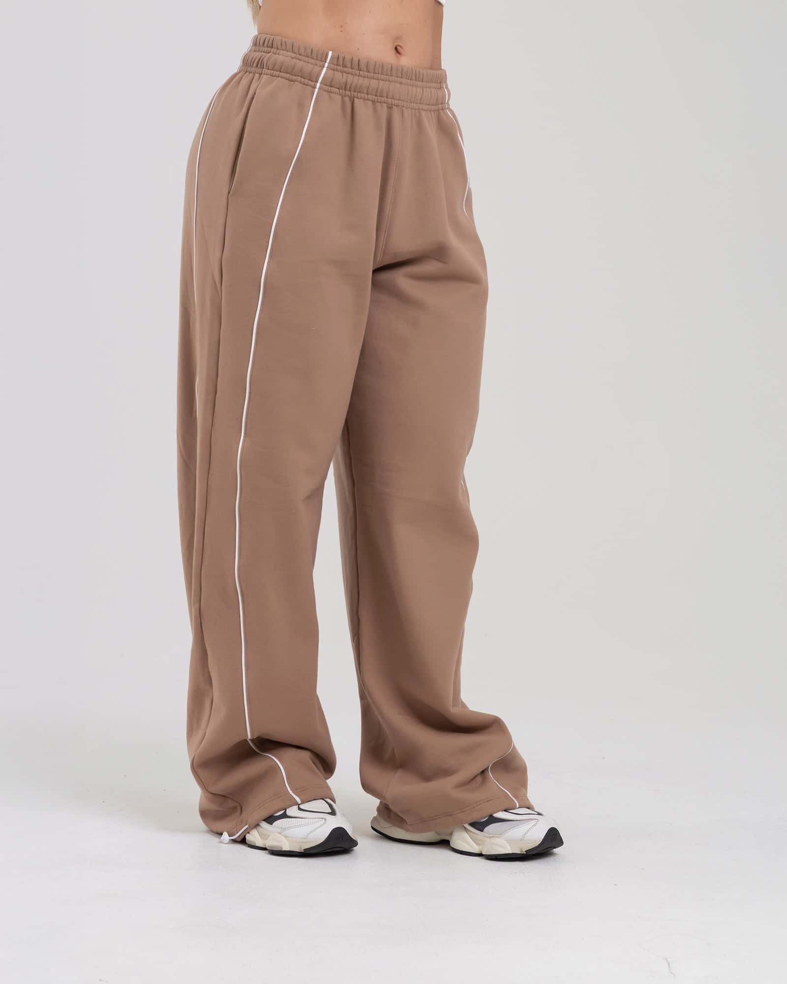Sudadera adjustable fit marron taupe new dawn FIBER
