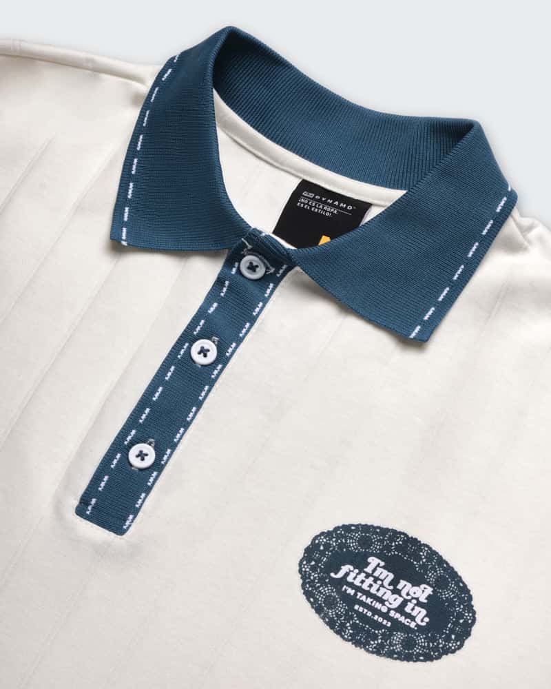 Polo Blanco Relaxed Fitting In - miniatura 2