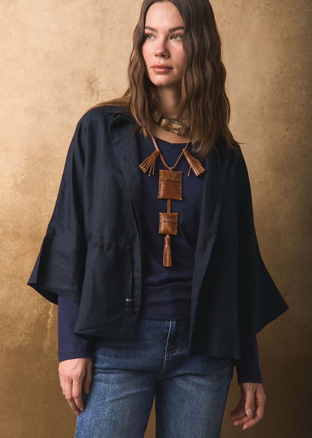 Chaqueta Raiz Celeste