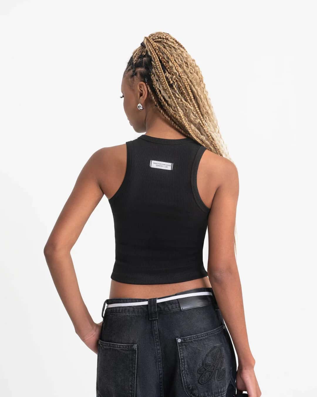 RUSTIC BLACK TANK TOP - miniatura 4