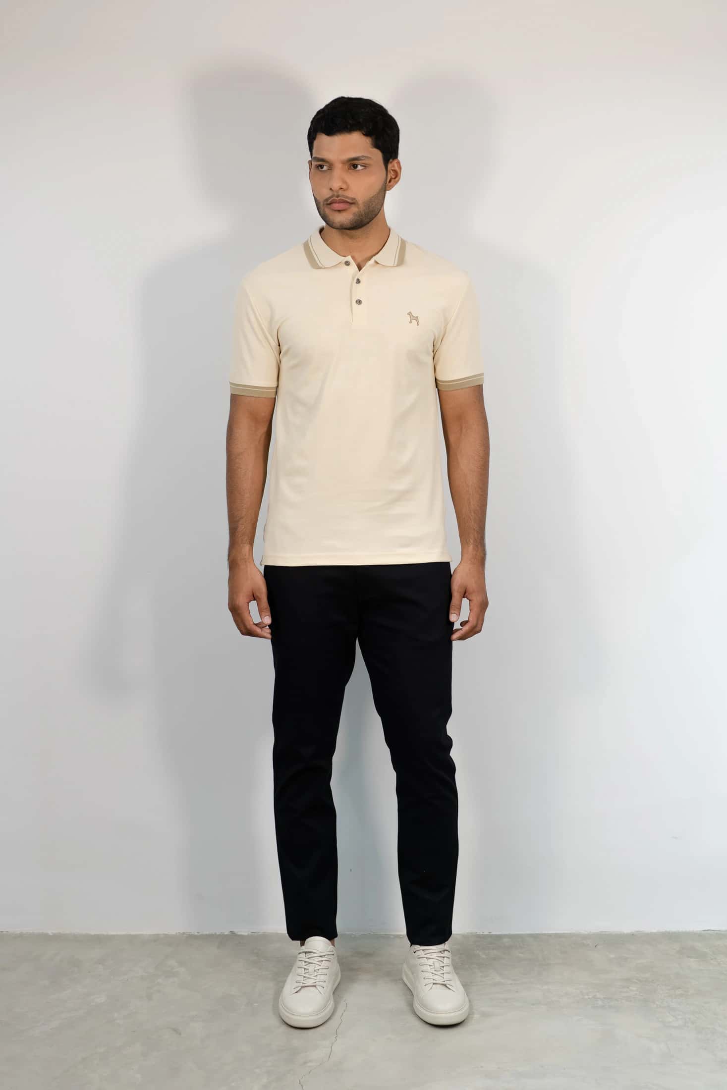 Polo Básica Crema