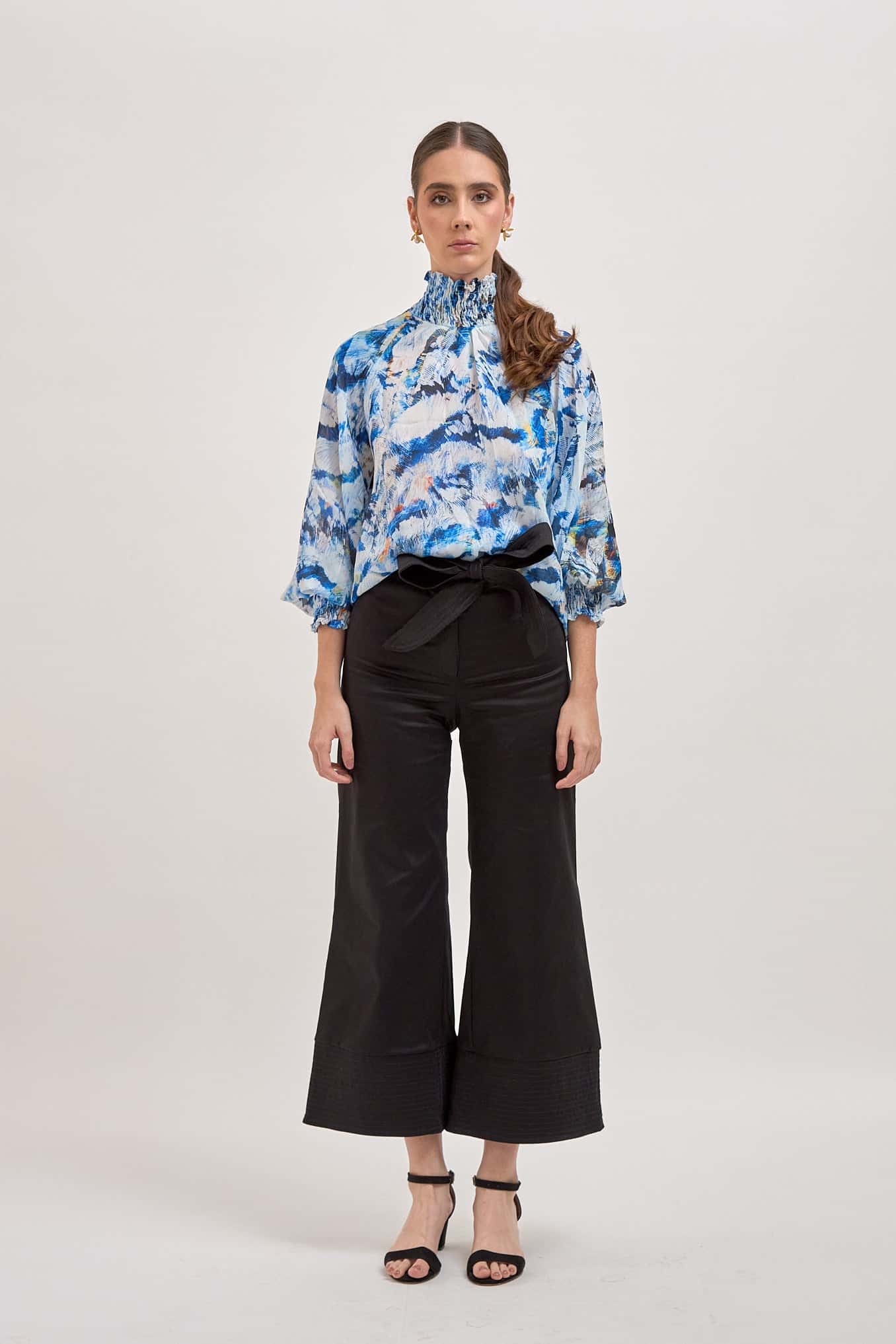 Blusa Brestel Plumas Azul - miniatura 8