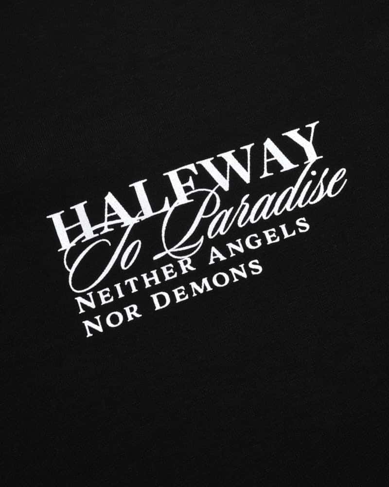 Camiseta Negra Oversize Paradise - miniatura 3
