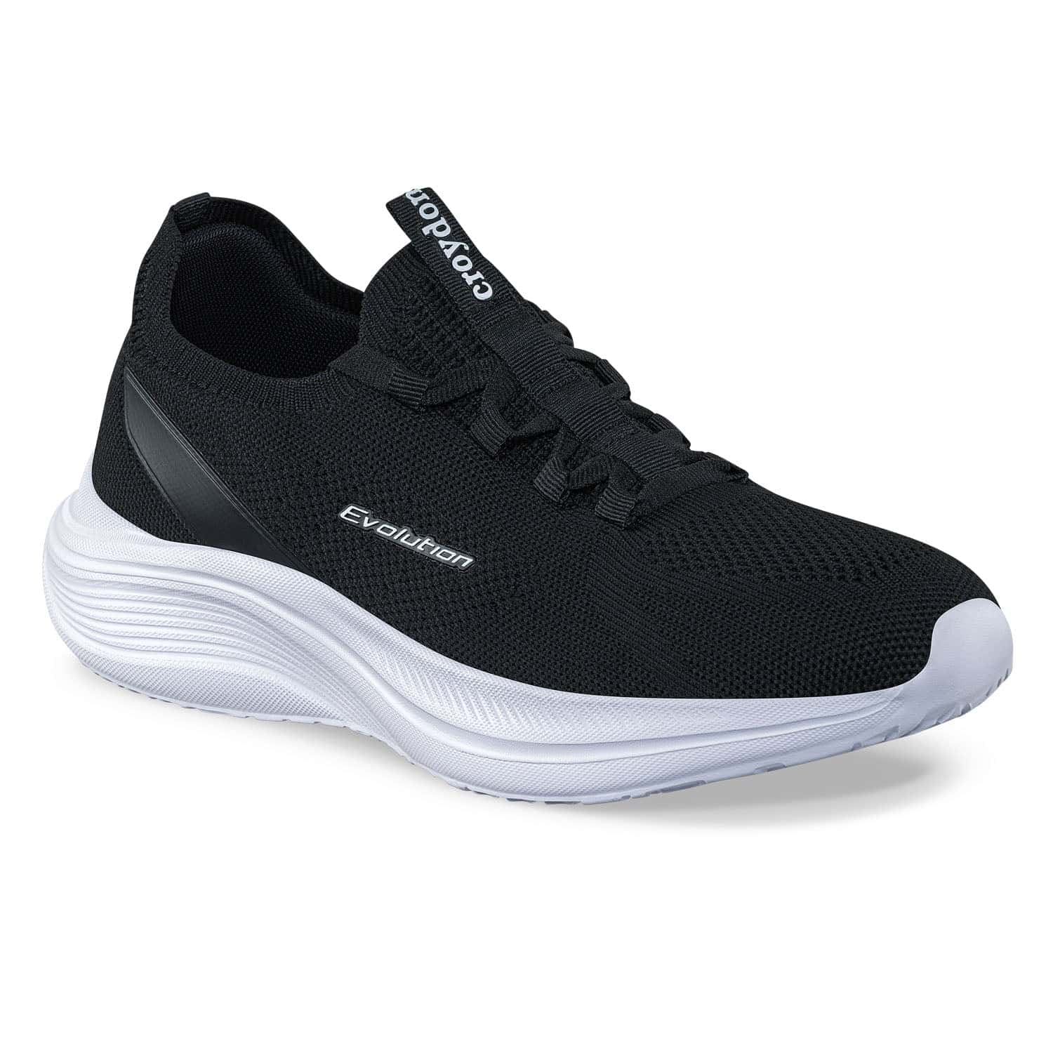 Tenis Para Caminar Vorinux Negro-Blanco Croydon Para Hombre
